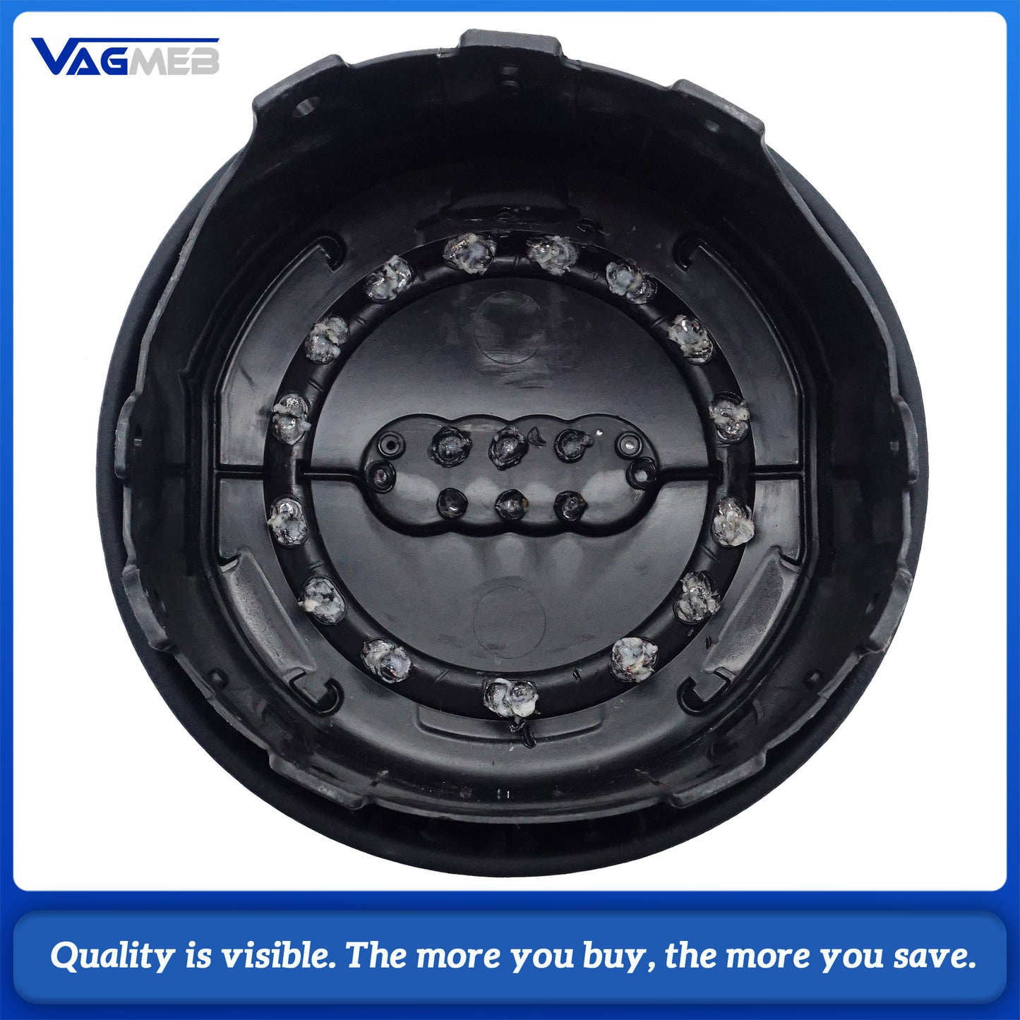 Steering wheel airbag cover multifunction steering wheel For Audi TT MK2 Red line