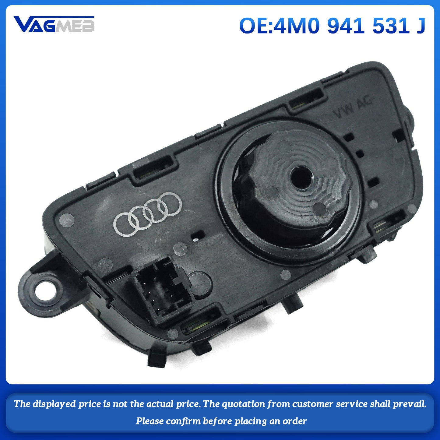 For Audi A4L C8 Q7 A5 Q5FY Headlight switch with Head-up display 4M0 941 531 J