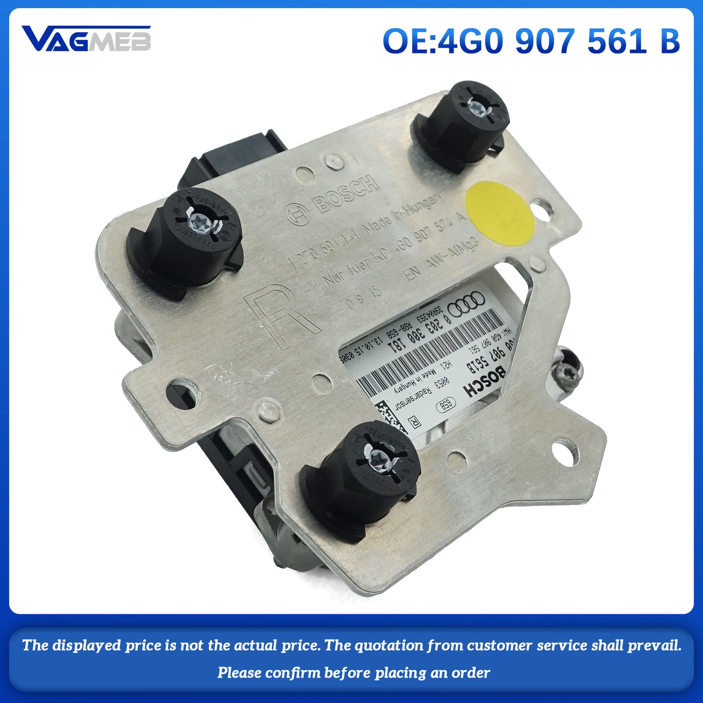 Cruise Control Distance Radar Sensor 4G0 907 561 B For Audi A6 A7 2016 2017 2018