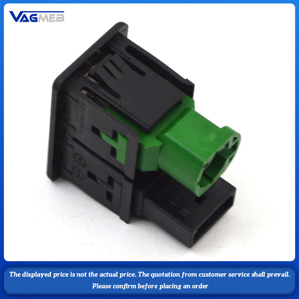 For VW Tiguan Passat B6 B7 CC RCD510 RNS310 Original OEM AUX+USB Switch Socket 3CD 035 249 AA