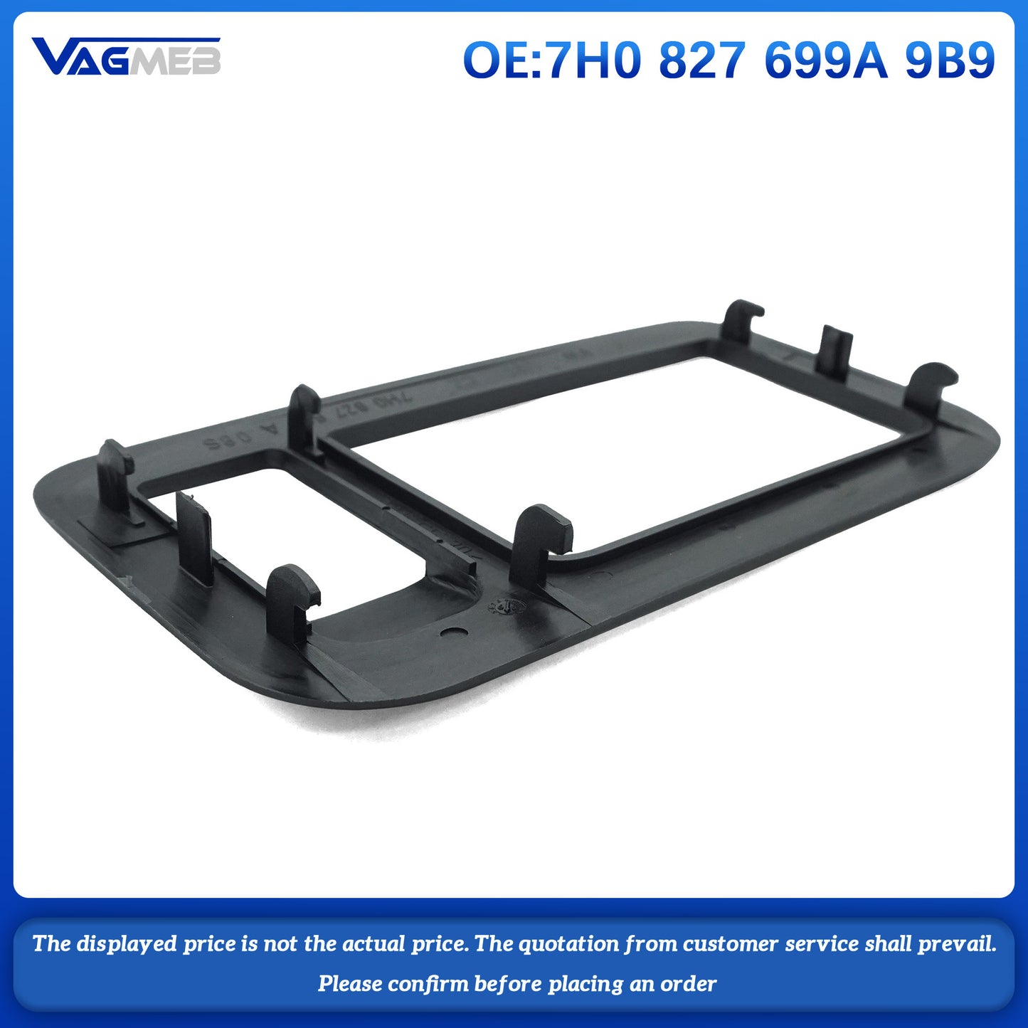 Fit for VW TRANSPORTER T5 T6 REAR BARN DOUBLE DOOR Inner Handle SEAL GASKET Trim 2003-2019 7H0 827 699 A