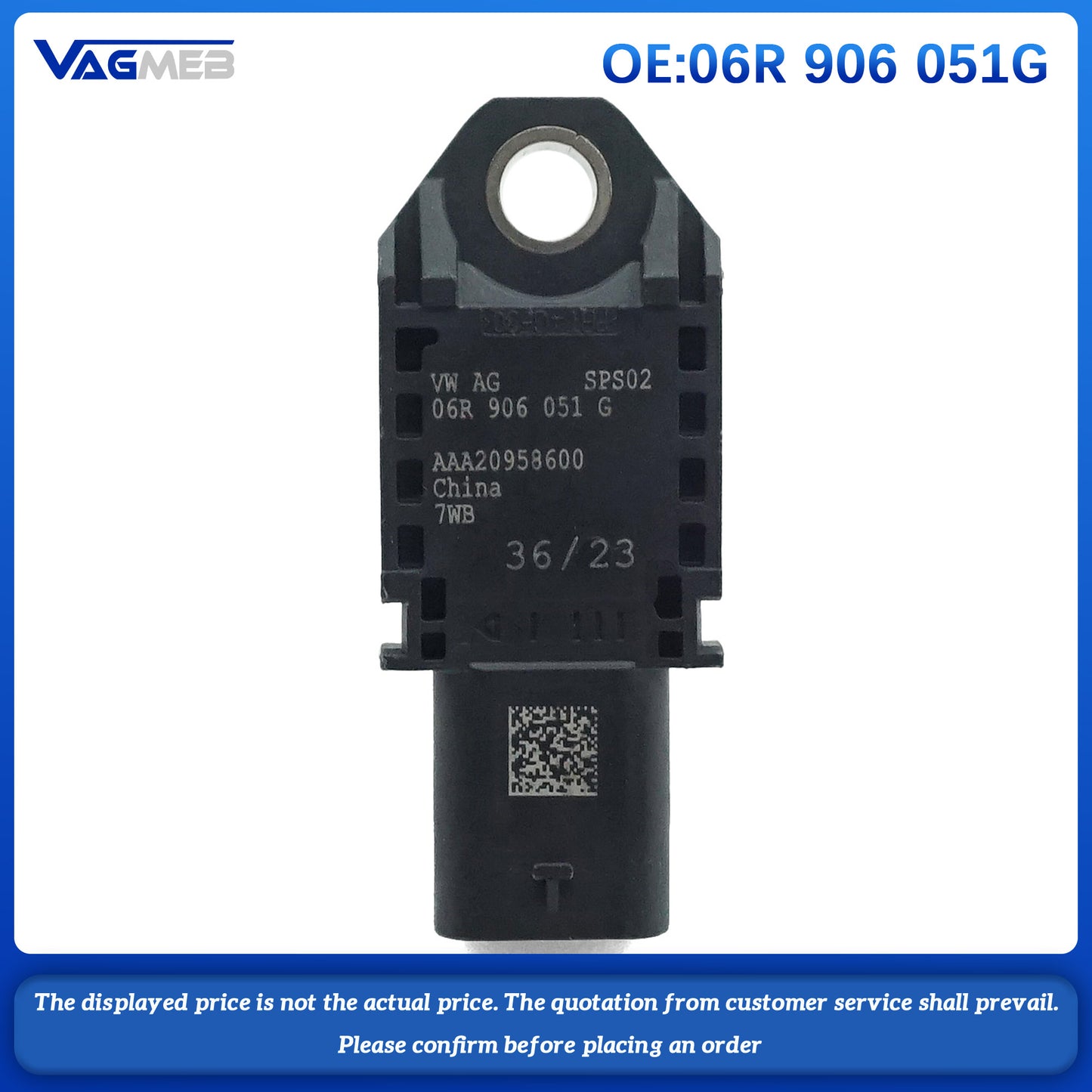 Engine Air Injection Pressure Sensor For Audi Q5 A6C8 VW Atlas PRO 06R 906 051G