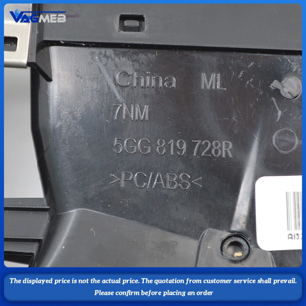 For VW GOLF7 GOLF 7.5 GOLF MK7 Car Central Console Air Conditioning Outlet Grille Air Conditioning Vents 5GG 819 728 R