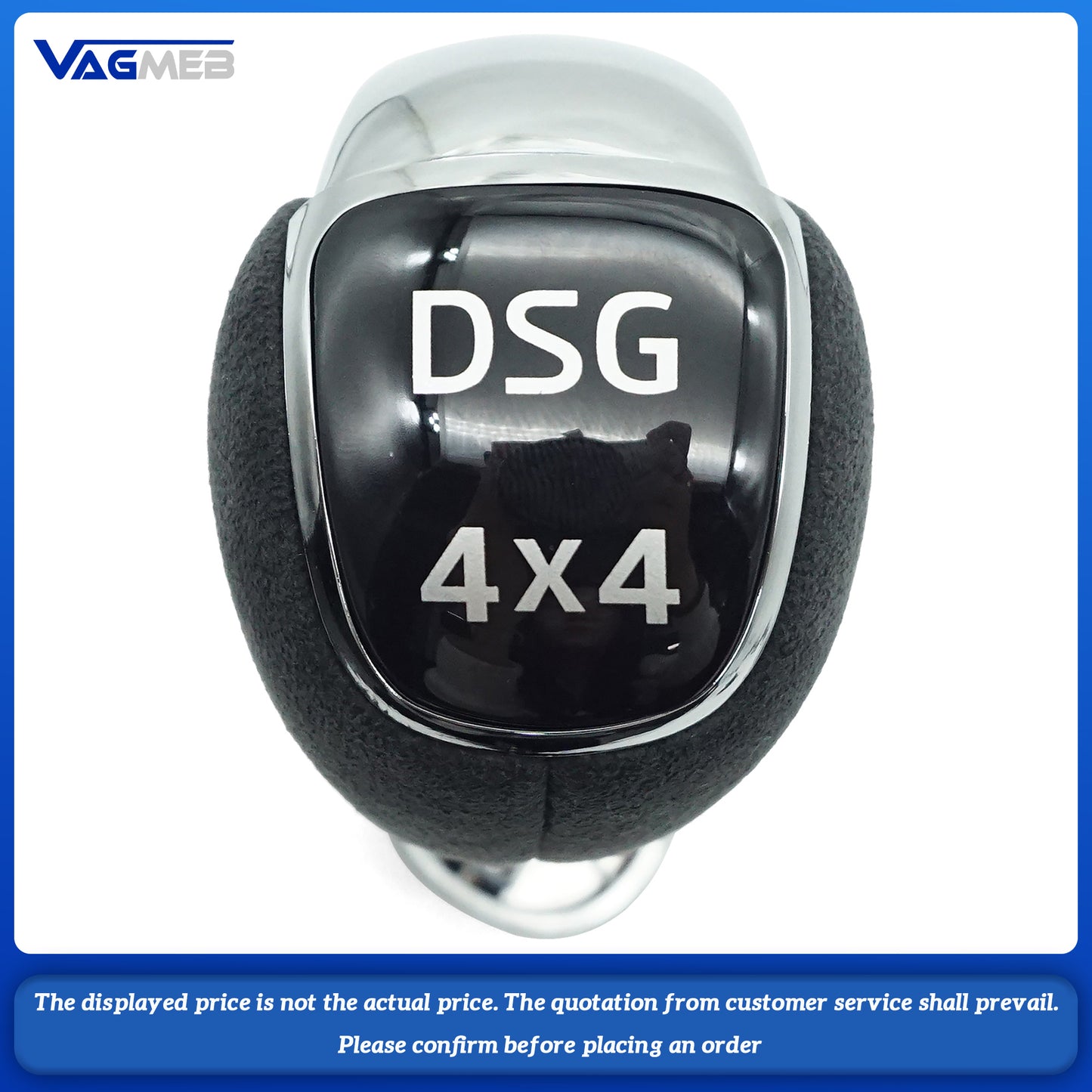 DSG Gear Shift Knob Leather Side Cover Interior Parts Accessories For Skoda Octavia Superb Fabia Yeti