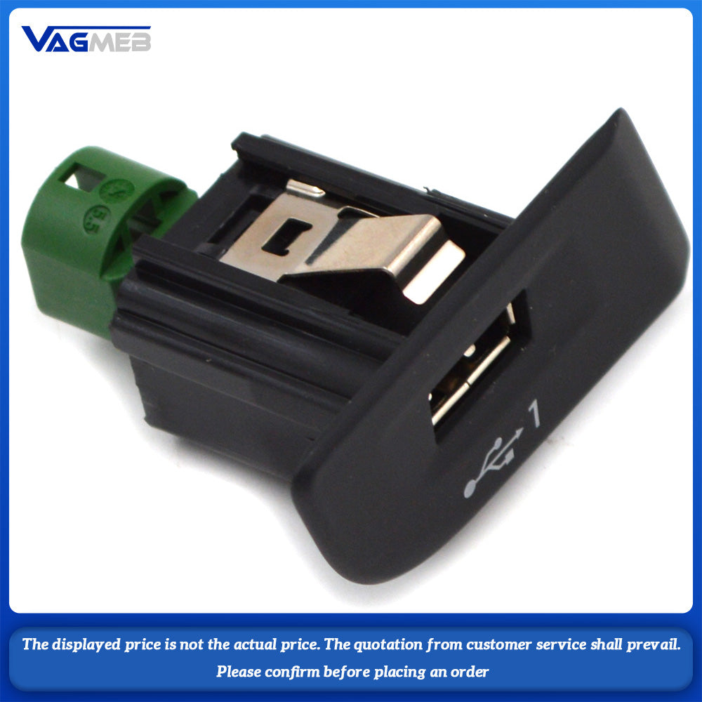 81B 035 726 For Audi Q2 Rear Seat CarPlay interface USB Switch Center Console USB Plug 81B035726