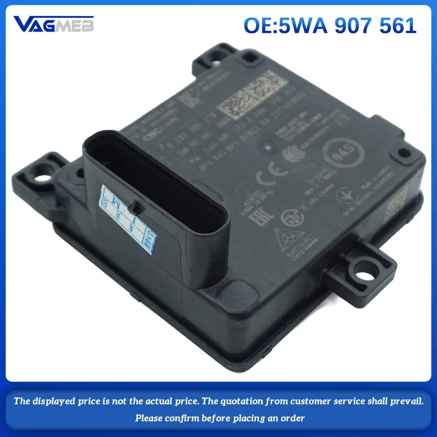 Radar sensor distance control control control unit original For VW Golf Variant Atlas Audi A3 S3 Q6 Skoda Octavia Leon 5WA 907 561
