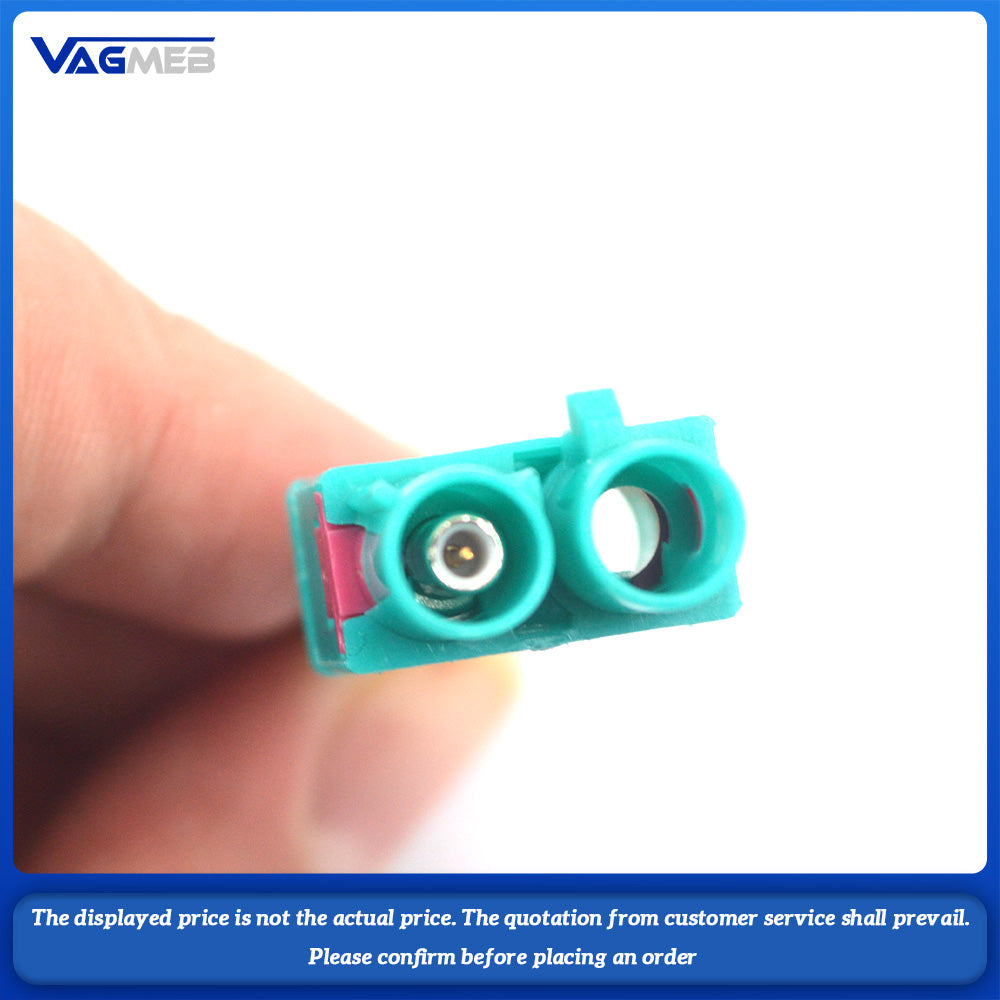 1 Female to 2 Male FAKRA II Radio Antenna Cable Adapter For VW Skoda Audi MIB RCD510 RNS510 RCD360 RCD330 RCD410 RCD440