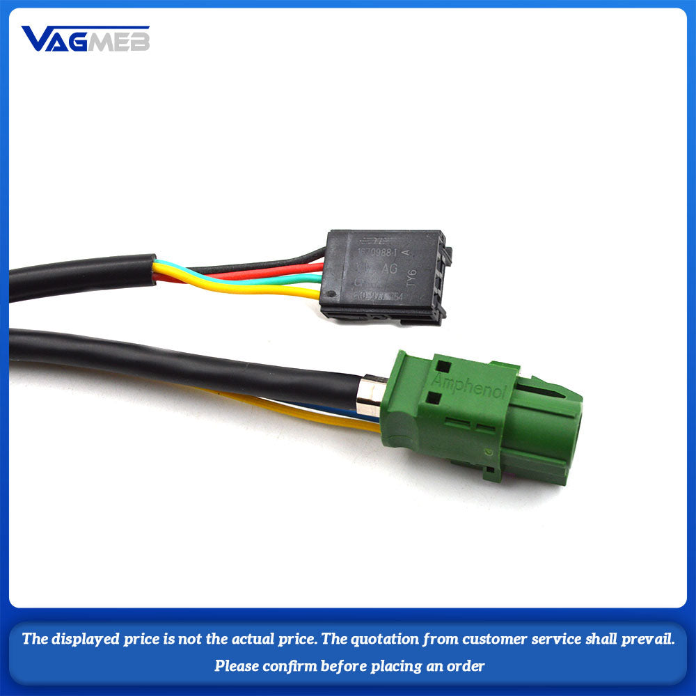 For VW Golf mk7 Golf 7 Passat B8 POLO CarPlay Media MIB2 PRO USB AMI Install Plug Socket Switch Cable Wire