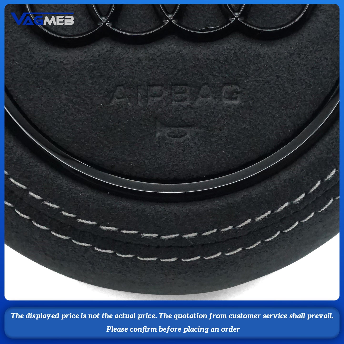Steering wheel airbag cover multifunction steering wheel For Audi A4B9