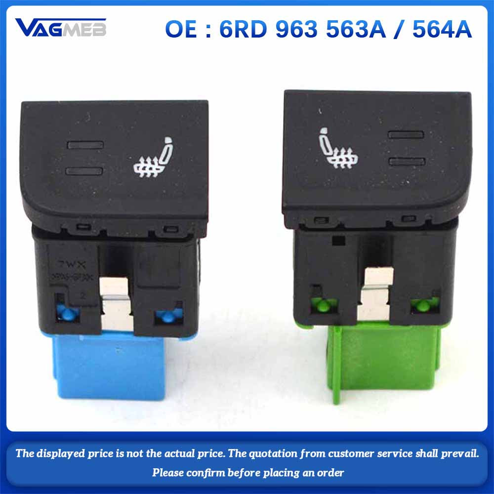 For VW Polo 2014-2018 Seat heating switch 6RD 963 563 A 6RD 963 564 A