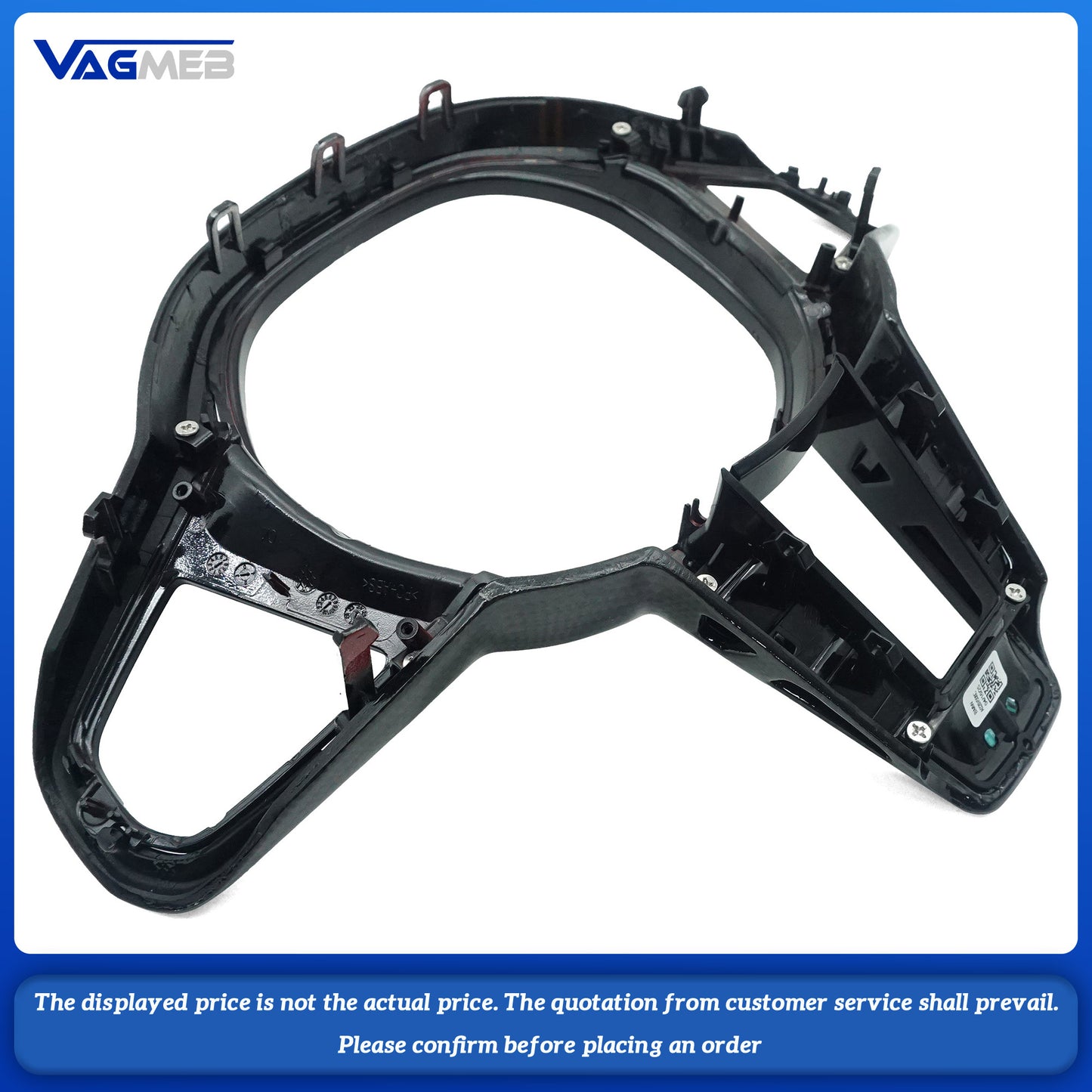 For BMW For BMW M3 M4 G30 G31 G26 G03 G04 G07 G07 G8 G87 G80 G82 G81 F90 G20 G22 Carbon fiber steering wheel decorative frame M
