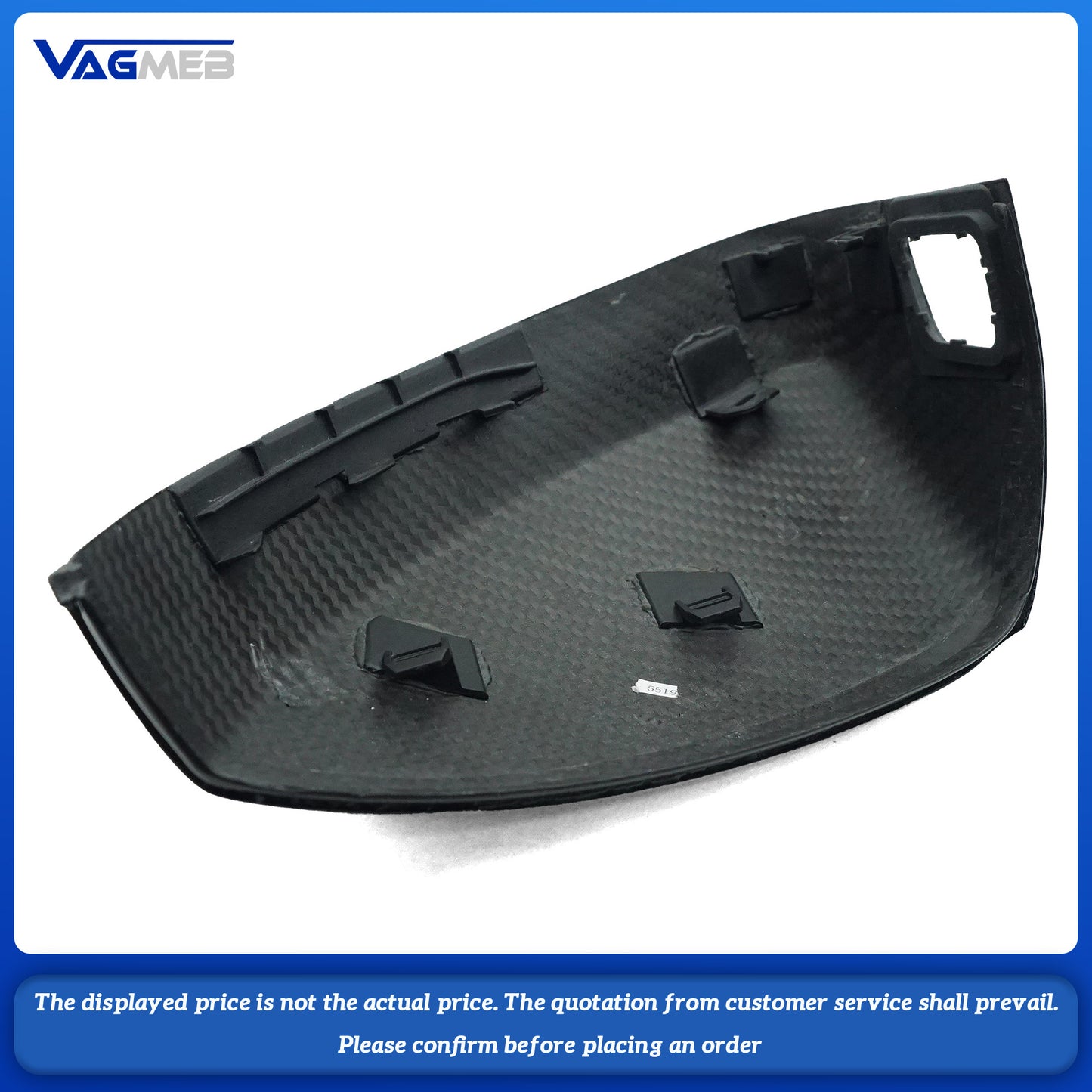 For Audi RS3 8V carbon fiber mirror housing (with lane changing function)