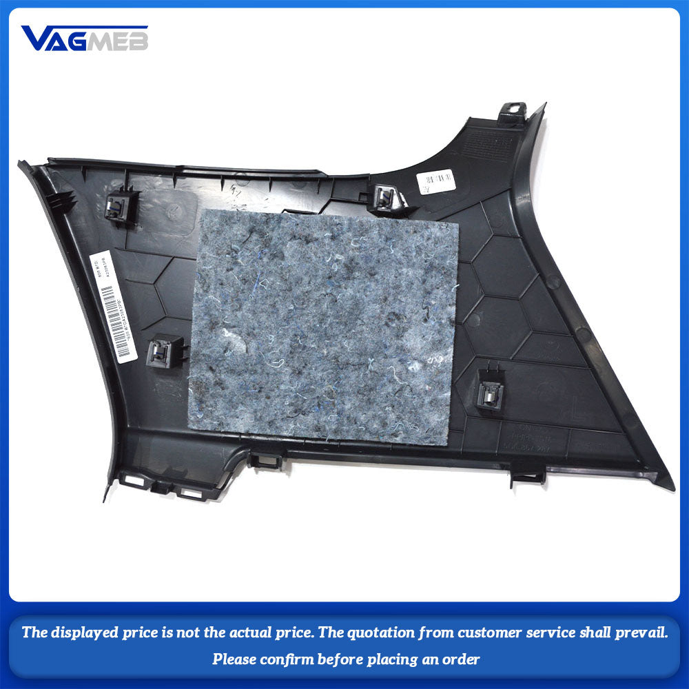 For VW Golf MK7 the B-pillar and C-pillar trim panels are black
