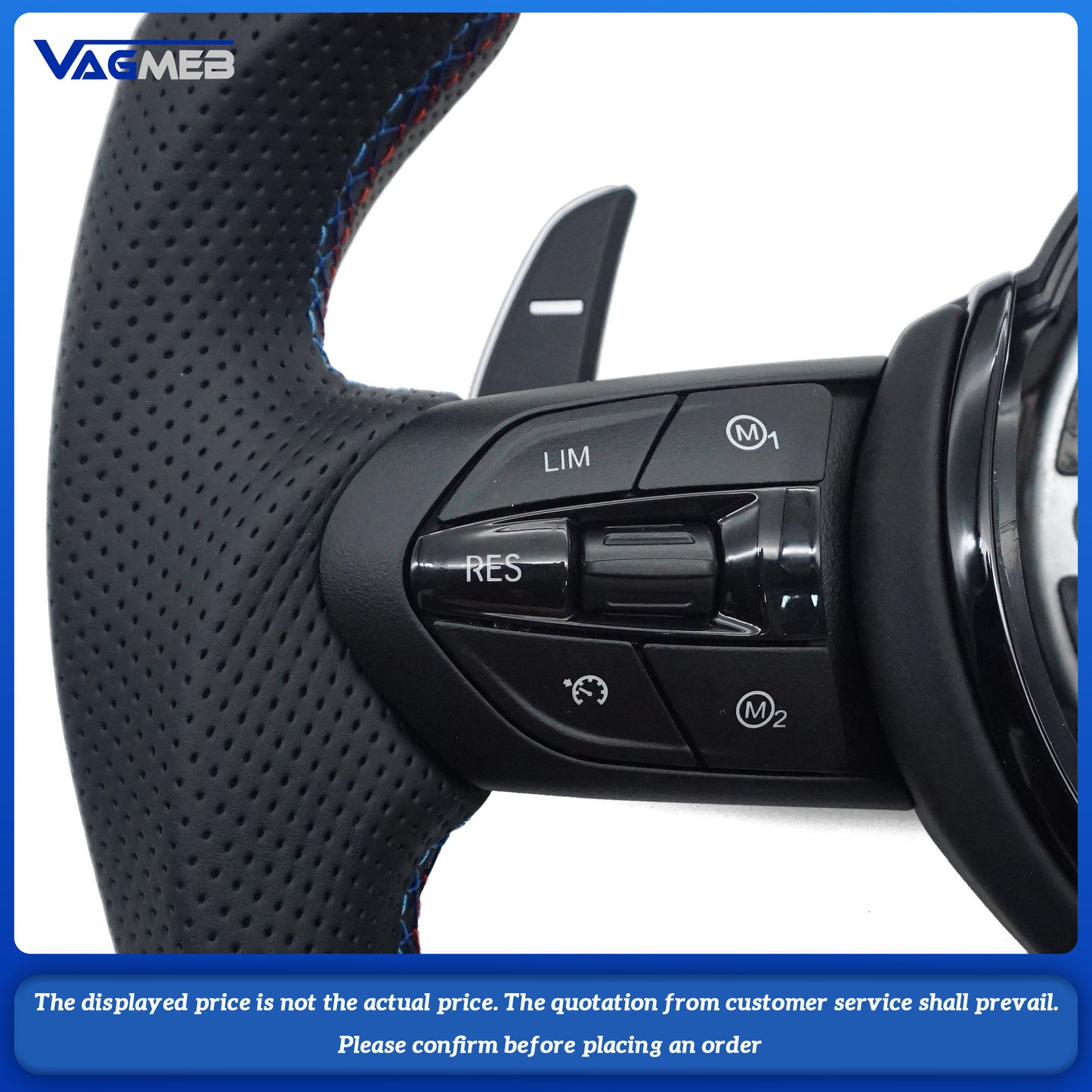 Steering Wheel Suitable For Bmw F30 F10 F31 F20 E90 Is Made Of leather Material And Sports Steering Car Accessories
