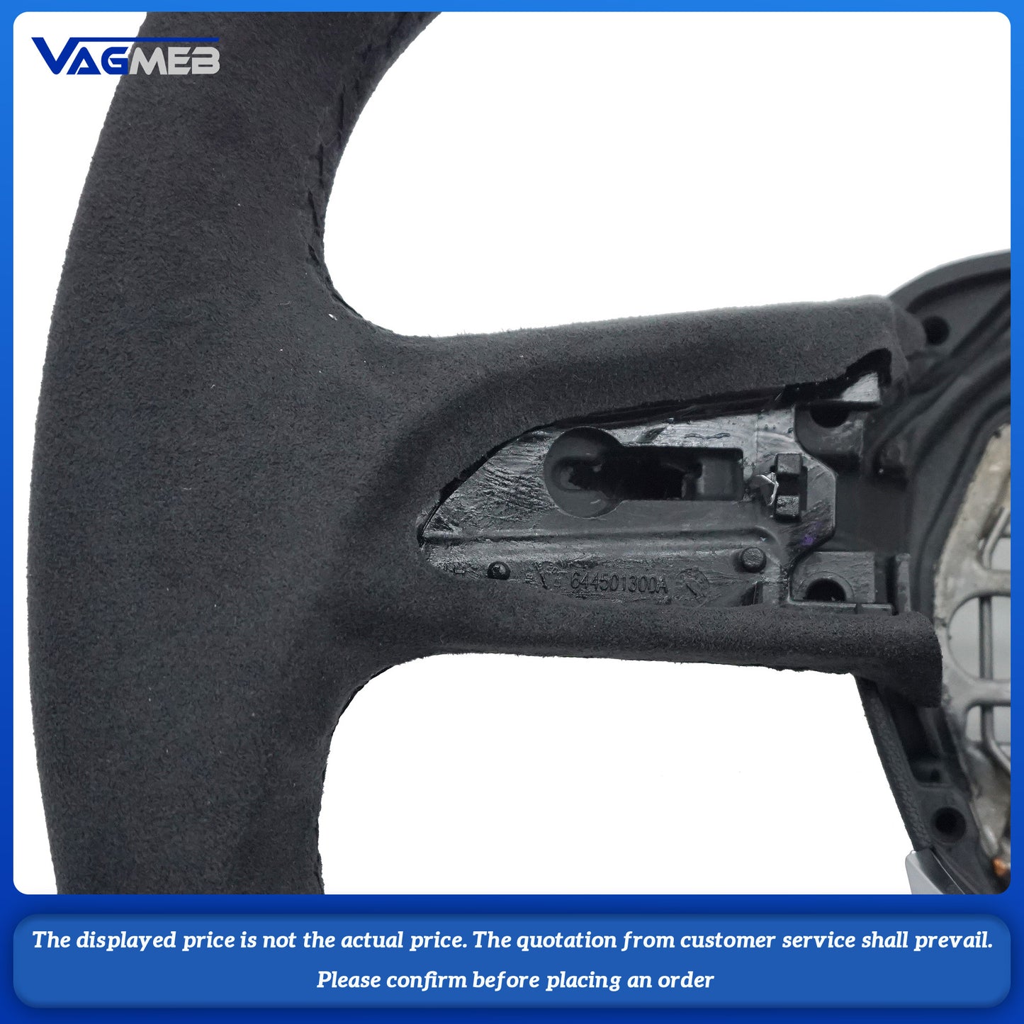 For Audi S Logo Q3 Q5 Q7 RSQ3 RSQ5 RSQ7 SQ5 SQ3 SQ7 custom all alcantara Steering wheel bottom Multi-color lines