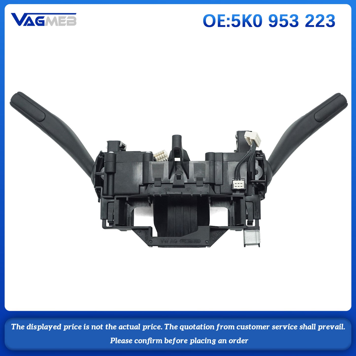 5K0 953 223 Combination Turn Signal Wiper Switch Steering Column Rod Multifunction 5K0953223 for Audi A1 Q3 Jetta Golf Superb