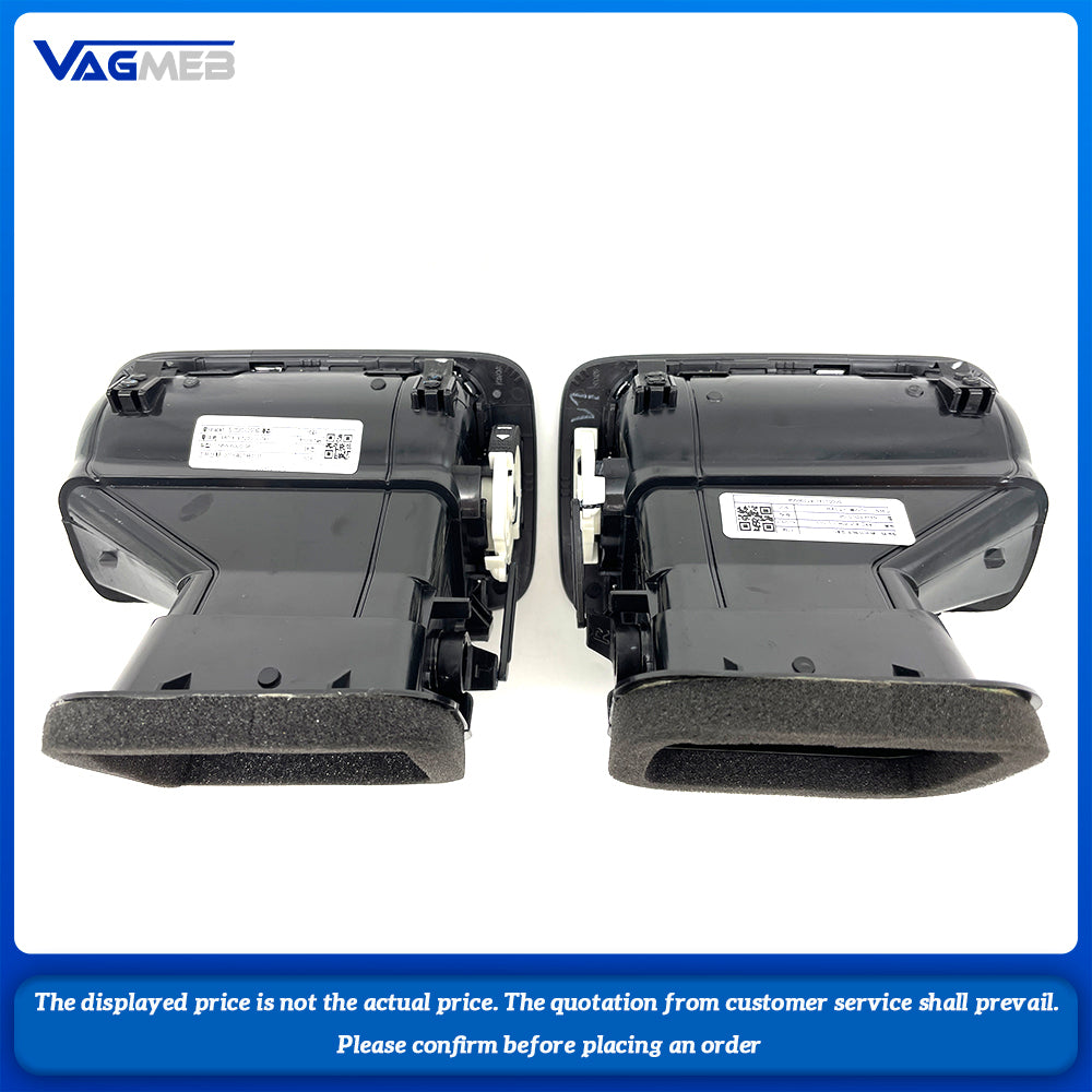 Matte Black Left Right Central Dashboard AC Air Outlet Vent For VW Polo 2014 2015 2016 6RD 819 704 6RD 819 703