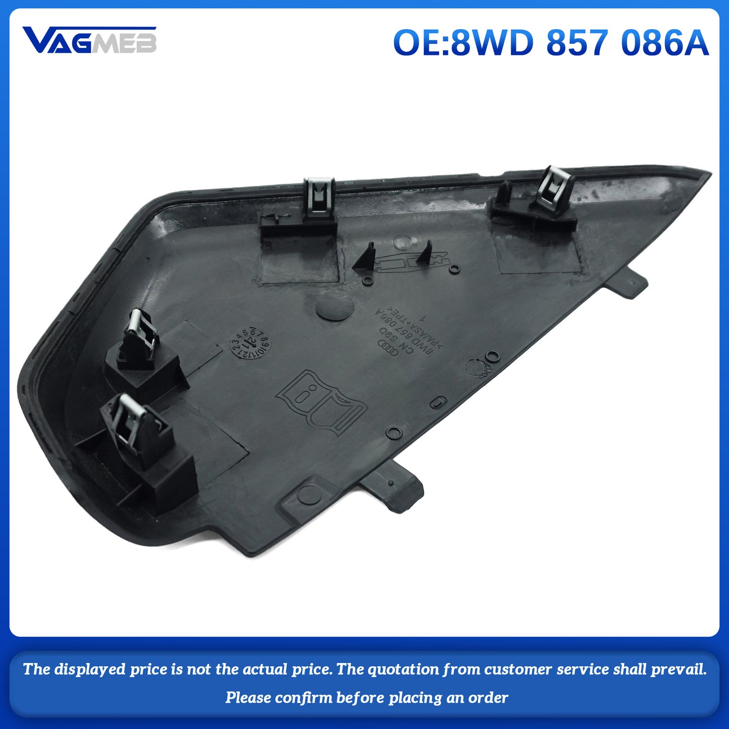 Dashboard cover plate 8WD 857 085A 086A 4P