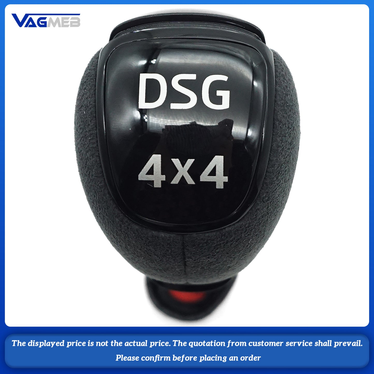 DSG Gear Shift Knob Leather Side Cover Interior Parts Accessories For Skoda Octavia Superb Fabia Yeti