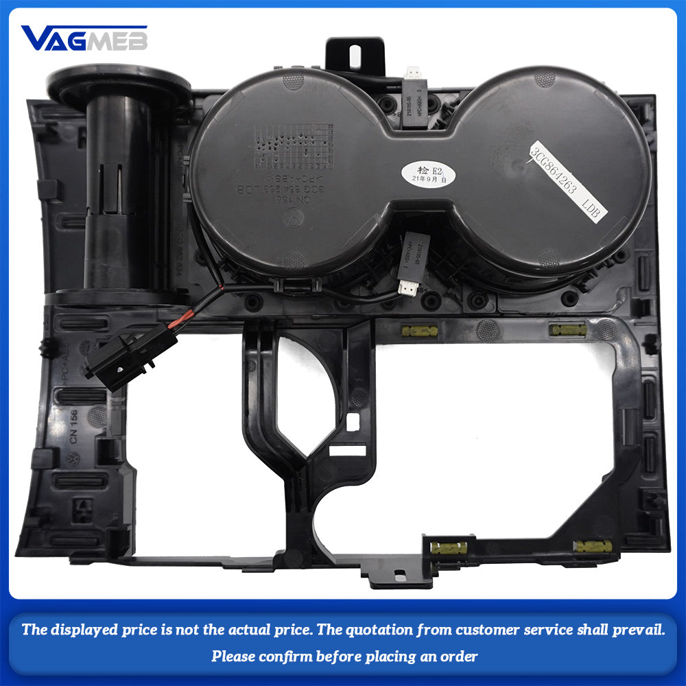 3CG 864 263 For VW 2017-2021 Atlas Center Console Shift Frame Water Cup Holder Beverage Holder