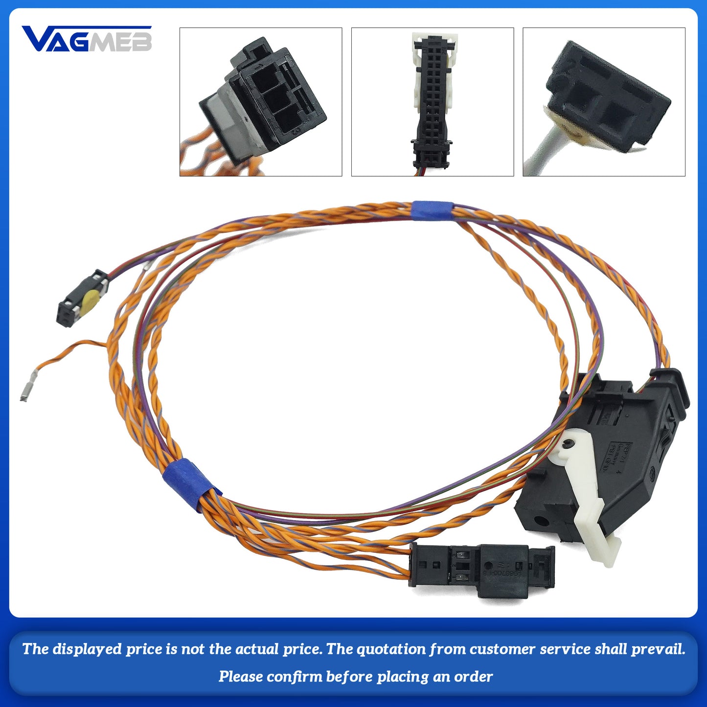 For MQB Skoda Octavia 4K to 12K automatic parking wiring harness
