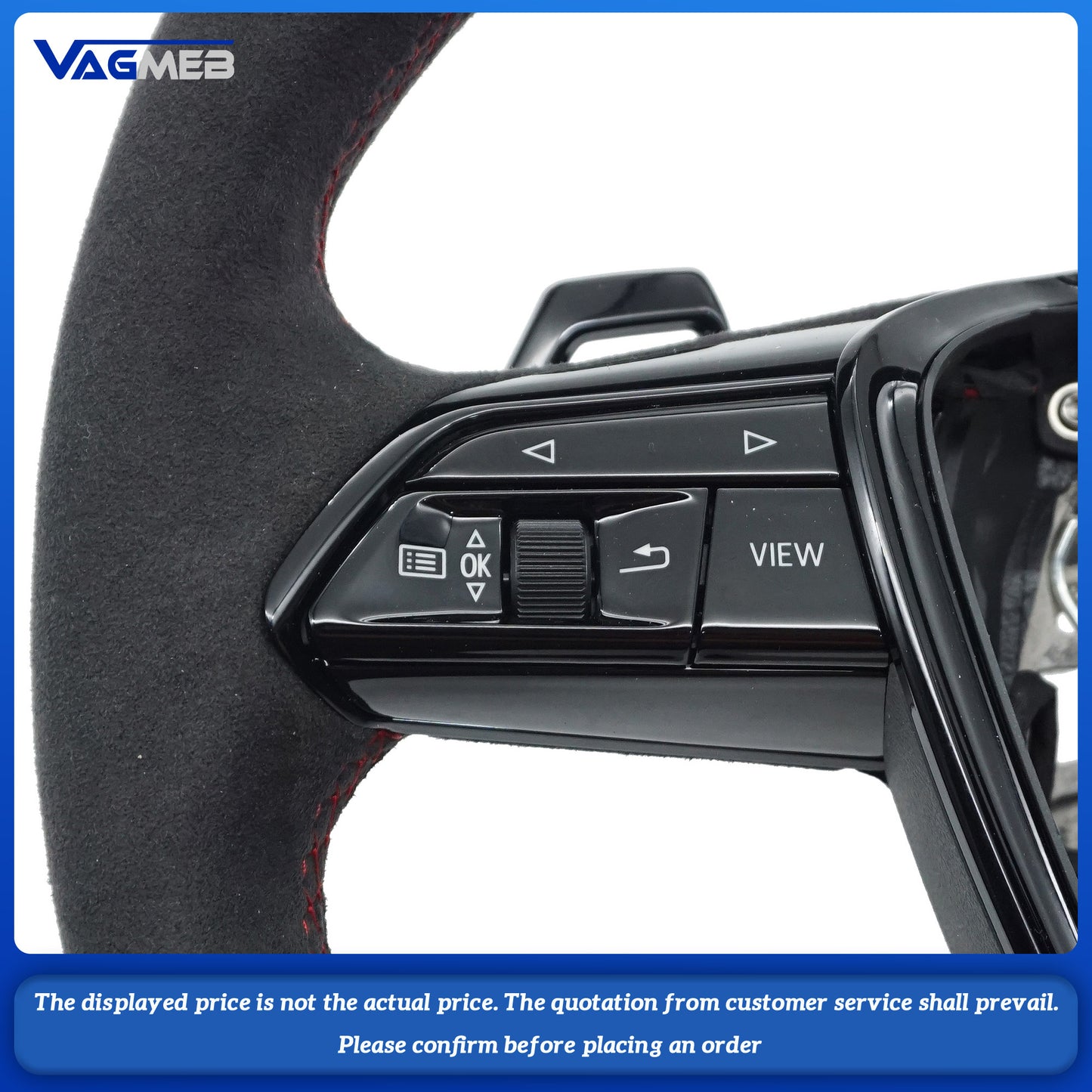 For Audi RS logo A6C8 Steering Wheel with heating