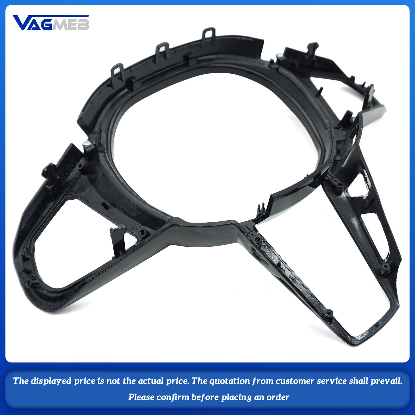 For BMW CS steering wheel matte carbon fiber button frame with M1M2 holes