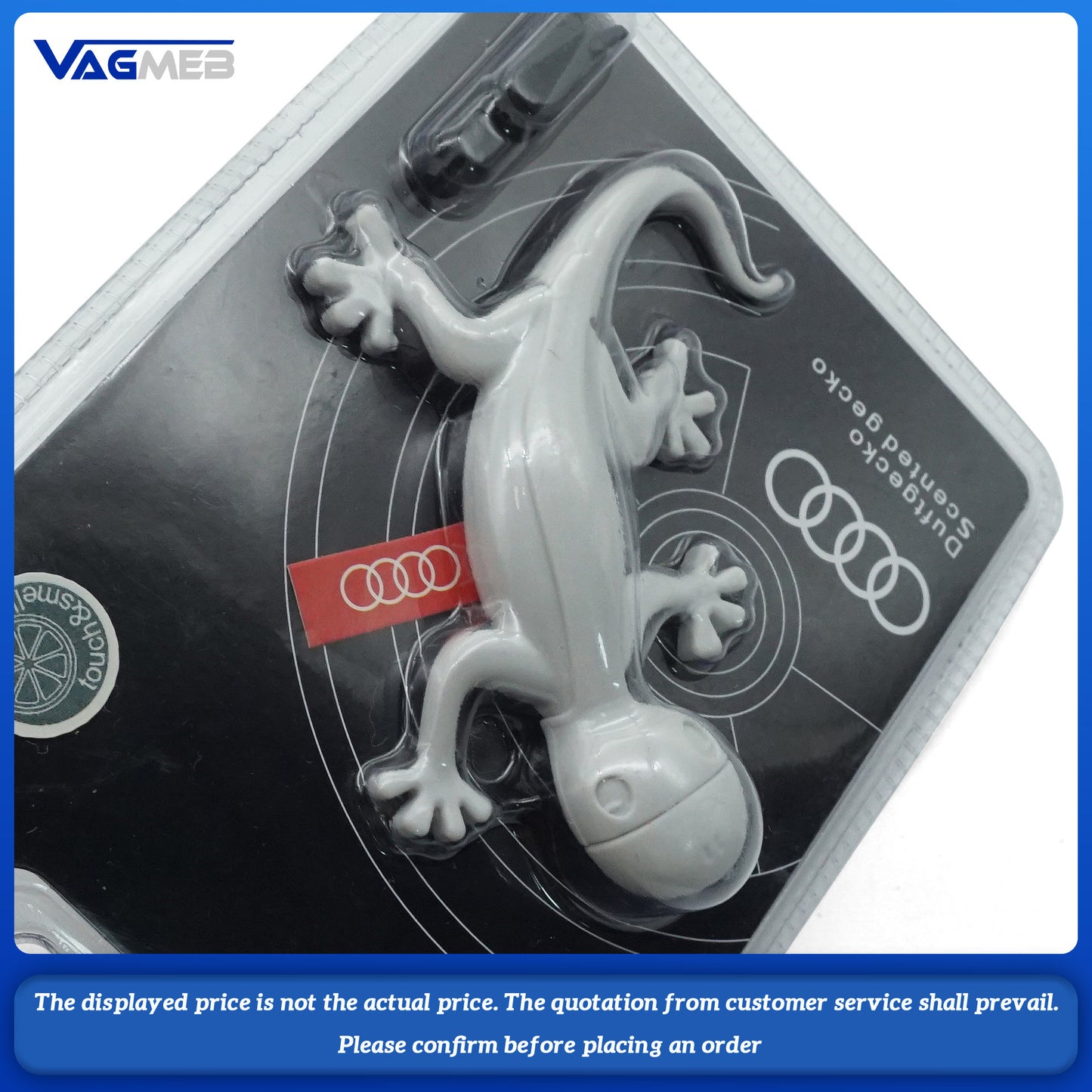 Car Air Conditioning Outlet Perfume For Audi A3 A4 A5 A6 A7 Q7 Q5 Q3 For Benz BMW For VW Gecko Fragrance Air Freshener