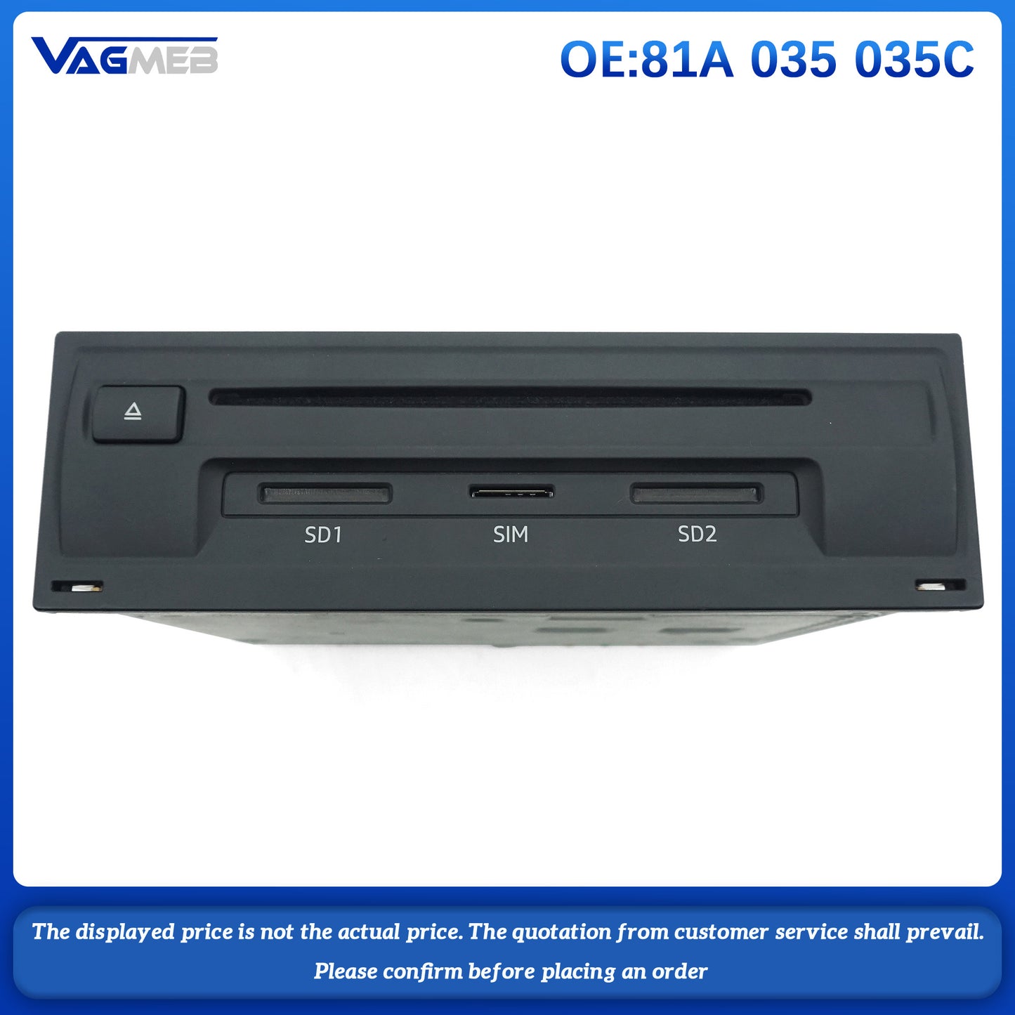For Harman radio MAIN RADIO For Audi 81A 035 035C