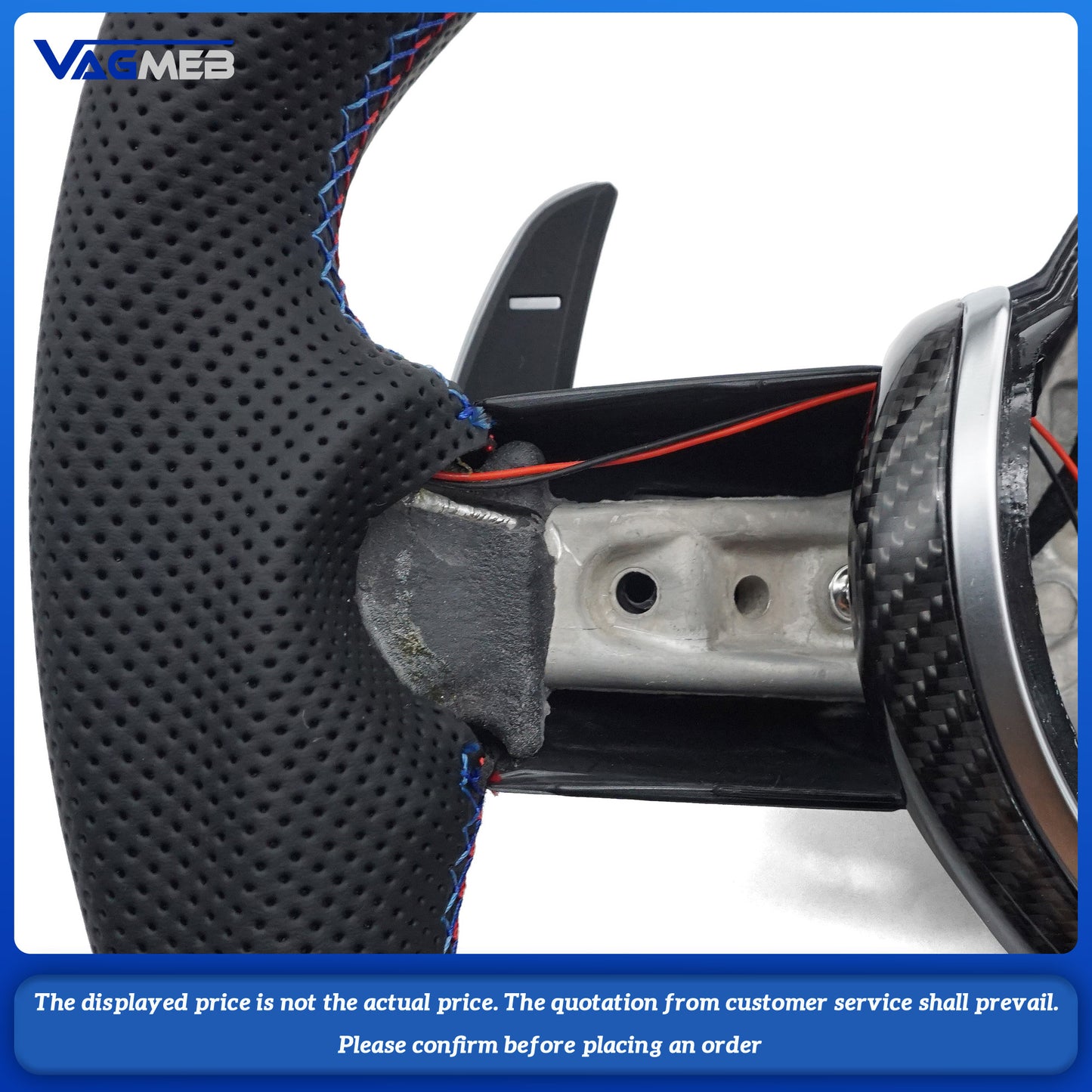 Carbon Fiber Steering Wheel for BMW M2 M3 M4 M5 M6 X5 F30 F80 F82 F83 F87 LED