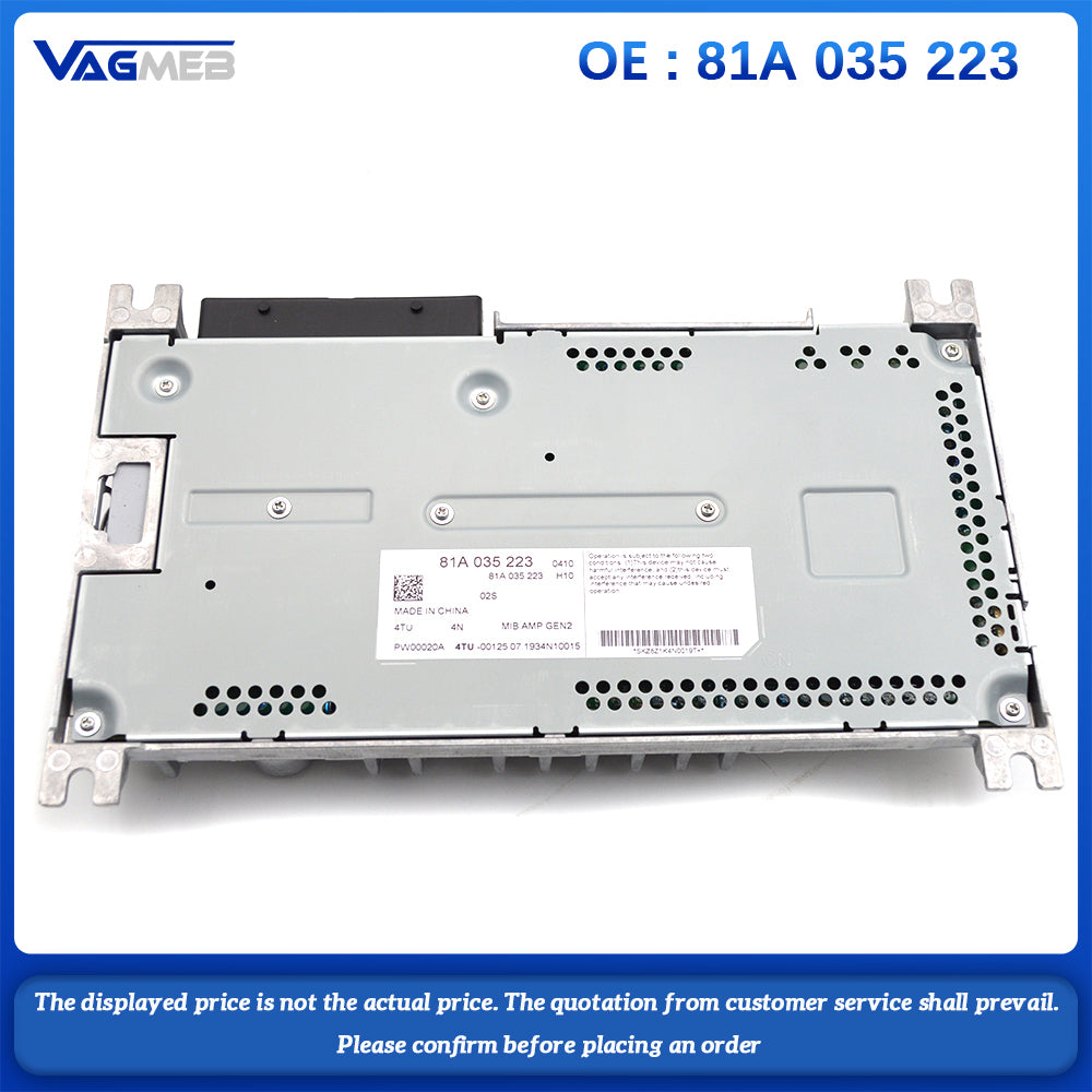 Car Amplifier For Skoda Karoq Kodiaq Octavia MK3 Superb 3V Car Speaker Sound Amplifier 81A 035 223