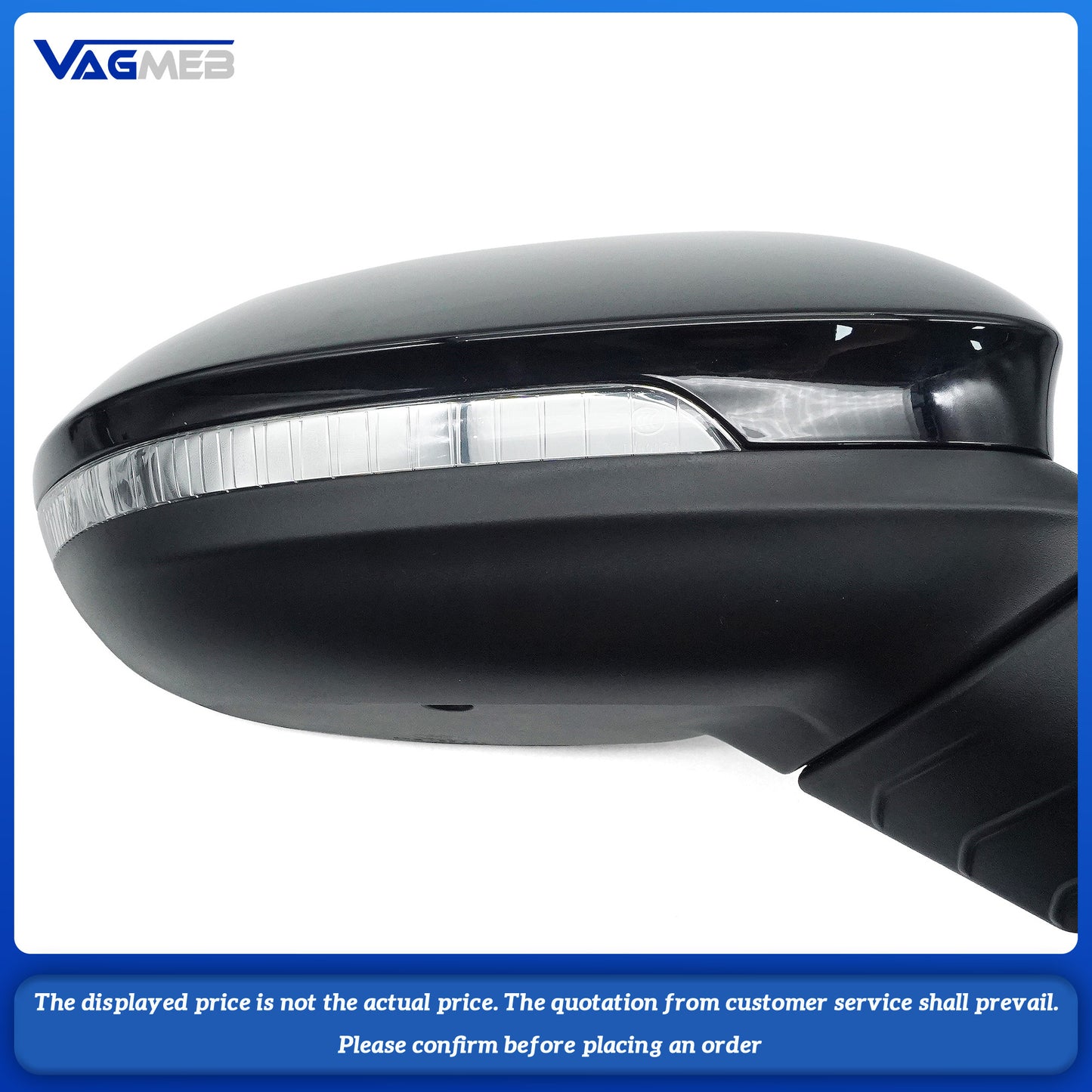 For VW Golf 8 folding rearview mirror with heating function