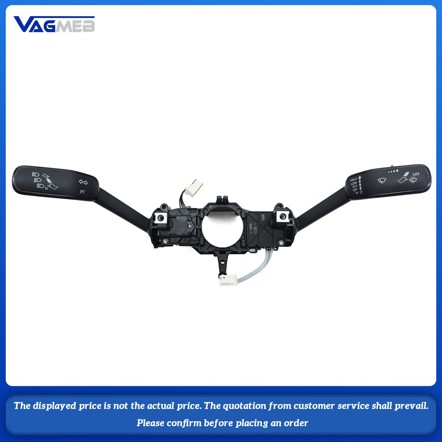 5Q1 953 521 BK Car Steering Wheel Wiper Headlight Controller Combination Switch For VW Passat CC TAYRON T-Roc