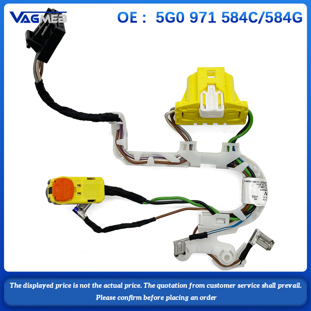 5G0 971 584C/GSteering Wheel Multifunctional Wiring Harness Cable Plug For VW Atlas Golf MK6 Jetta Polo T-Corss Atlas