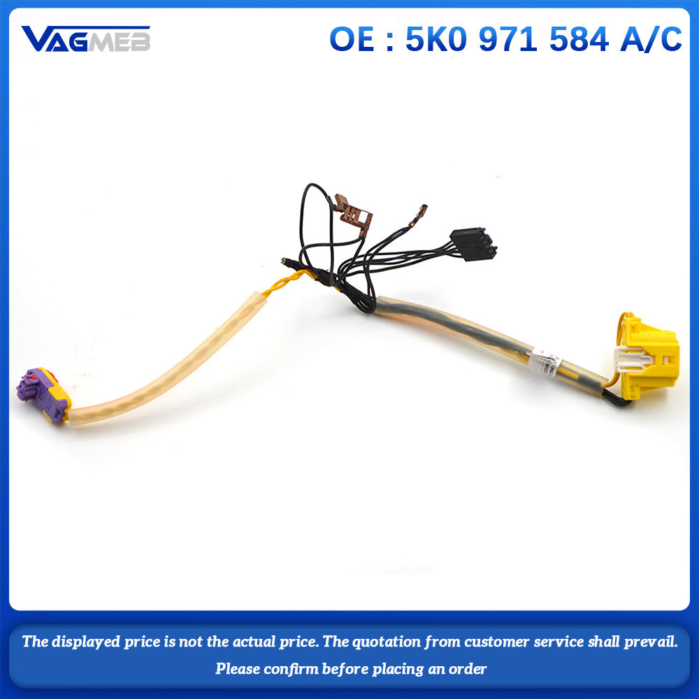 5K0 971 584 C/A Steering Wheel Multifunctional Wiring Harness Cable Plug For VW Tiguan MK2 CC Golf Jetta Polo
