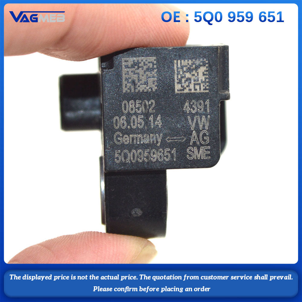 5Q0 959 651 front crash impact sensor For VW Tiguan MK2 Touran 5T Golf Golf Sportsvan Jetta MK7 T-Roc Audi Q2 Q2L Q3 TT A3 S3 RS3 Skoda Octavia Superb