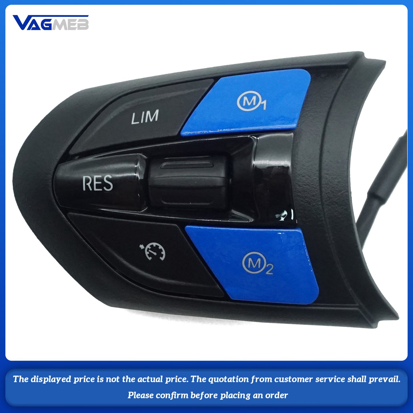 Suitable For BMW M Sport D-type steering wheel buttons F40 M135i F87 M2 F80 M3 F82 M4 X3 M X4 M F85 X5 blue buttons