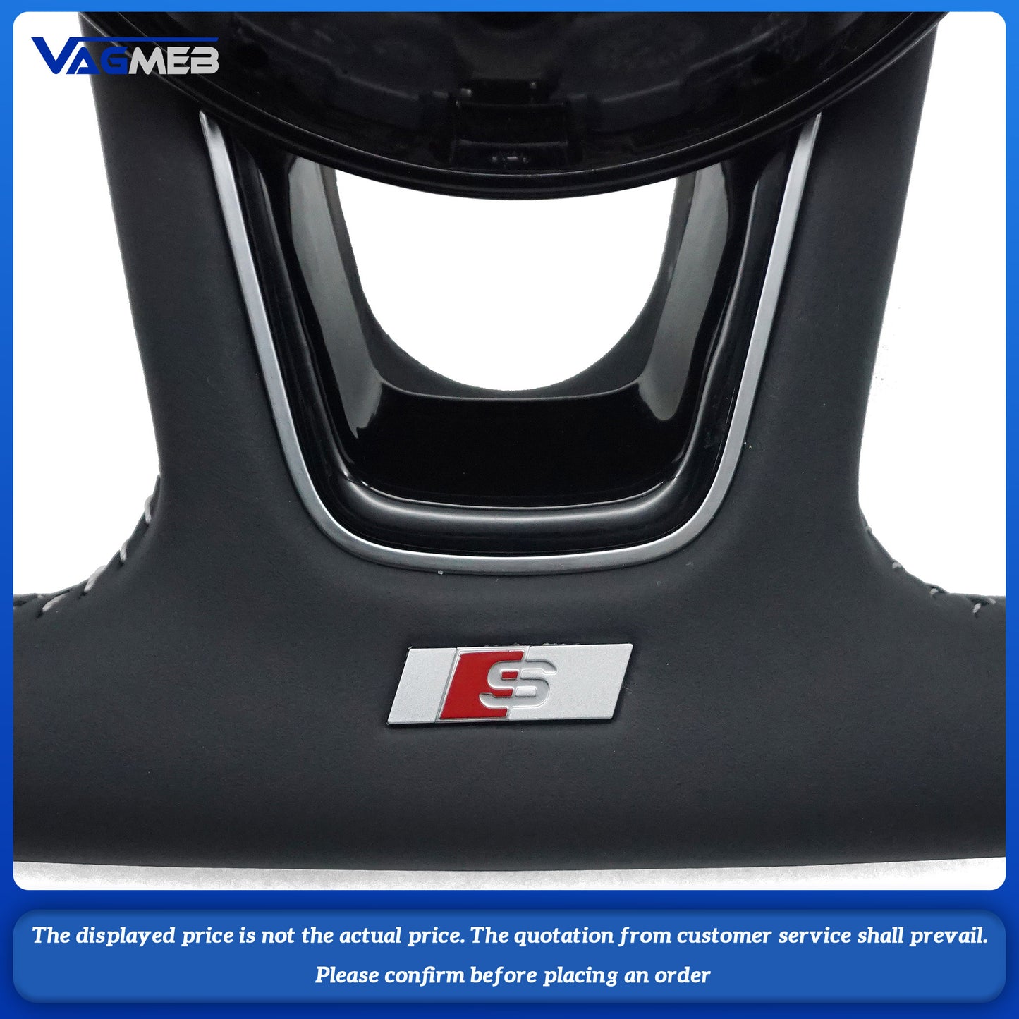 For Audi S logo A3 8V steering wheel with heating