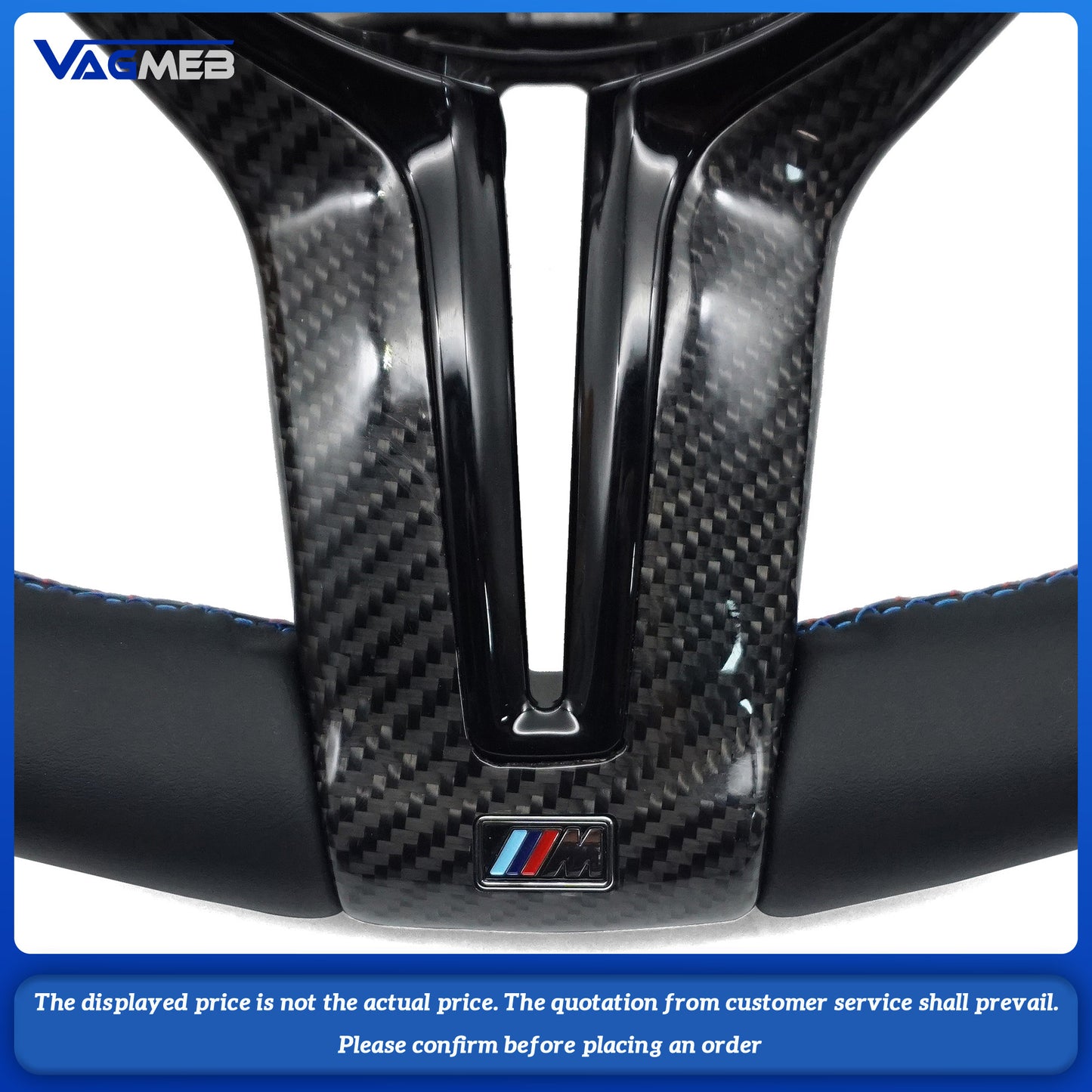 Half Alcantara M Volante Lekrad Steering Wheel for BMW F10 F11 F20 F21 F22 F25 F30 F31 F32 F33 F34 F36 F01 F06 F07 F12 F13 M3 M5