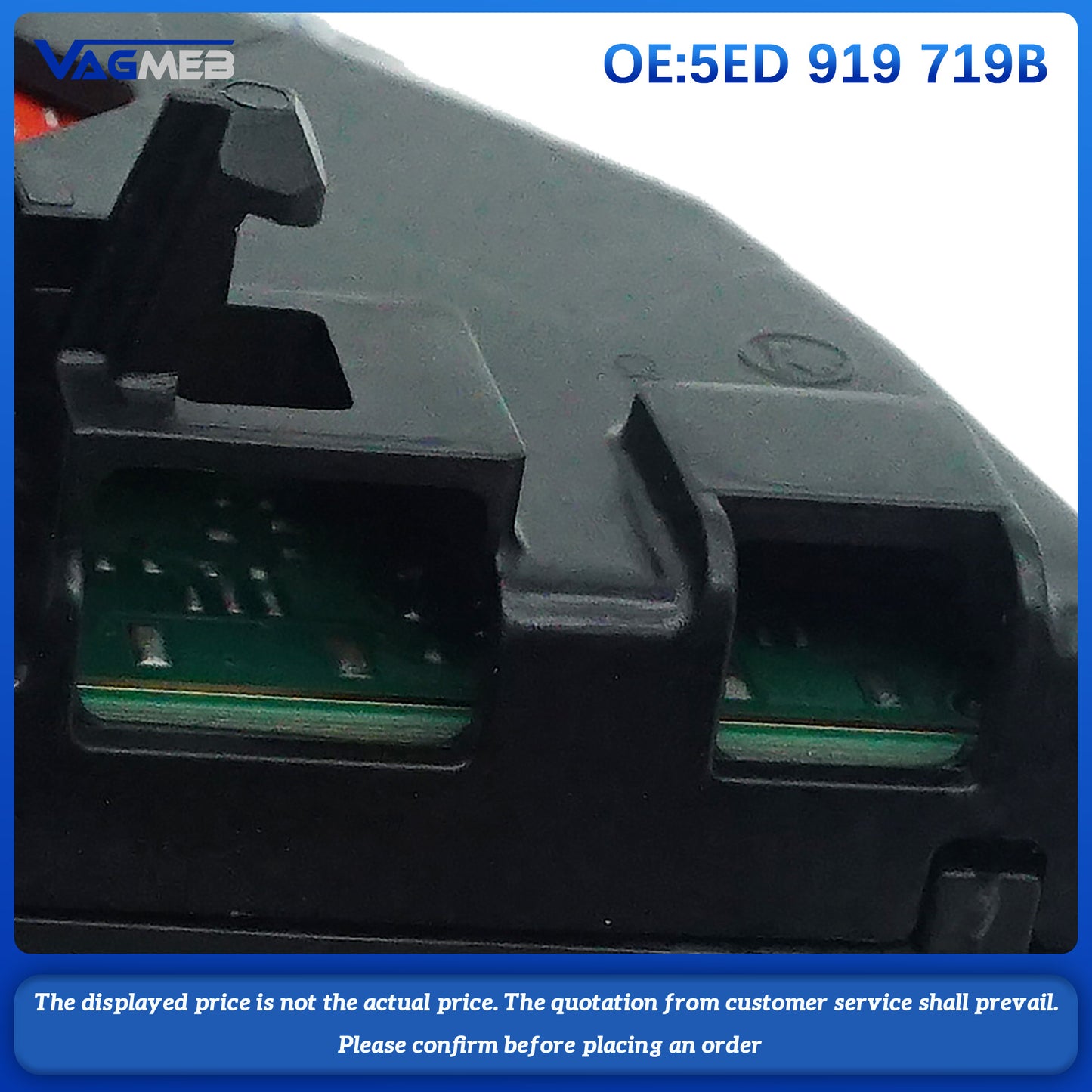 MQB Multi Function Buttons Steering Wheel Fit For Skoda Octavia Karoq kodiaq Superb 5ED 919 719B