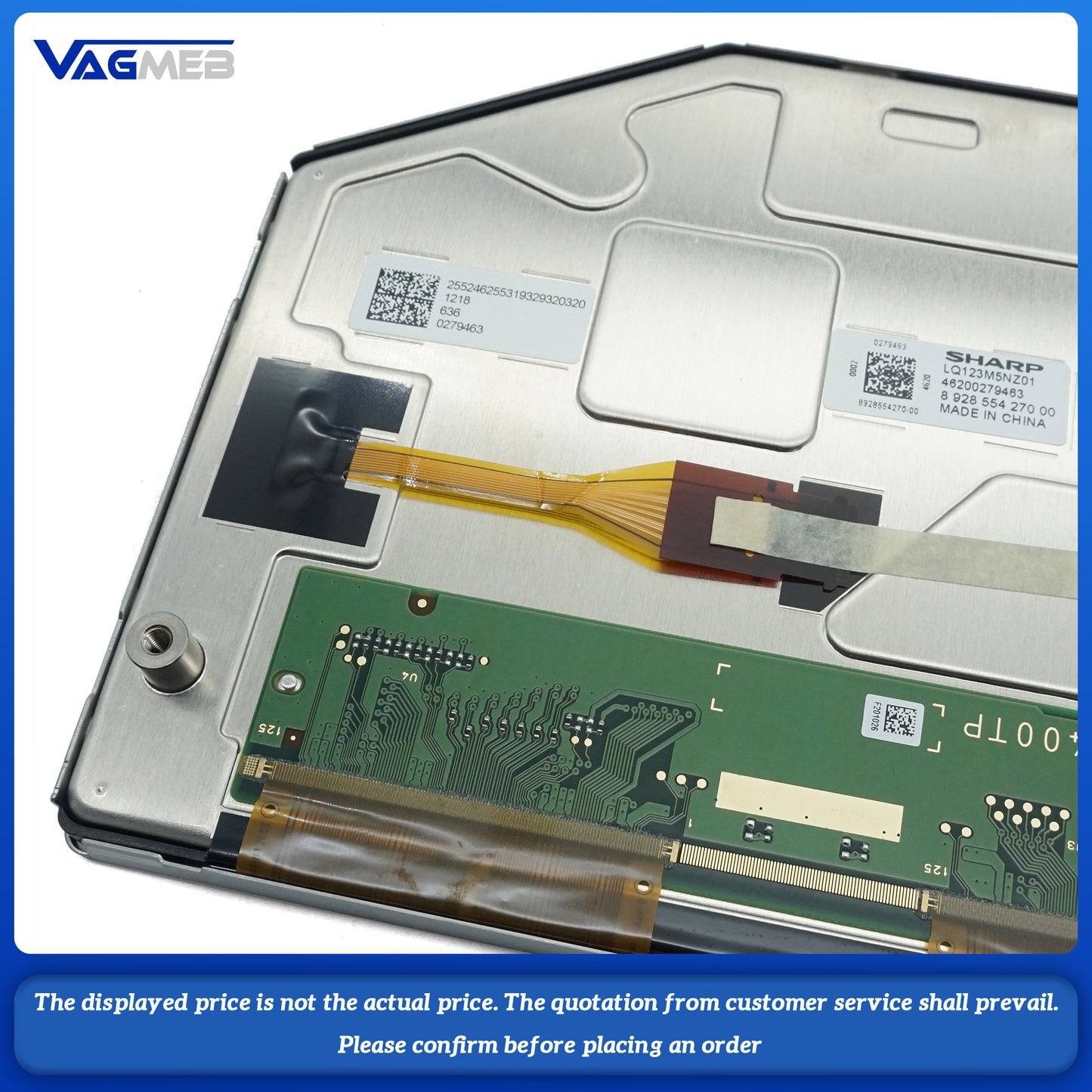New Grade for Audi Q8 Q7 Q5L A6 A8 Lcd Display Screen replace 8Y0 920 790D