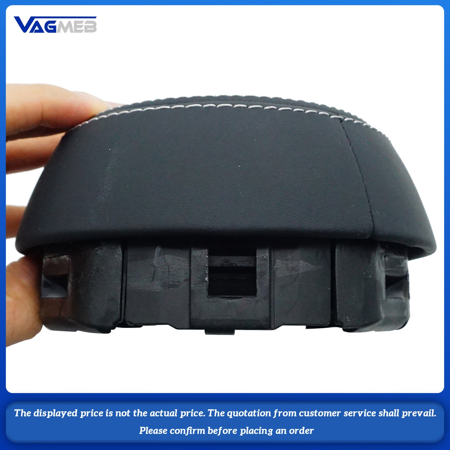 Dyed red thread Steering wheel airbag cover multifunction steering wheel For Audi TT MK3 Dermal white thread