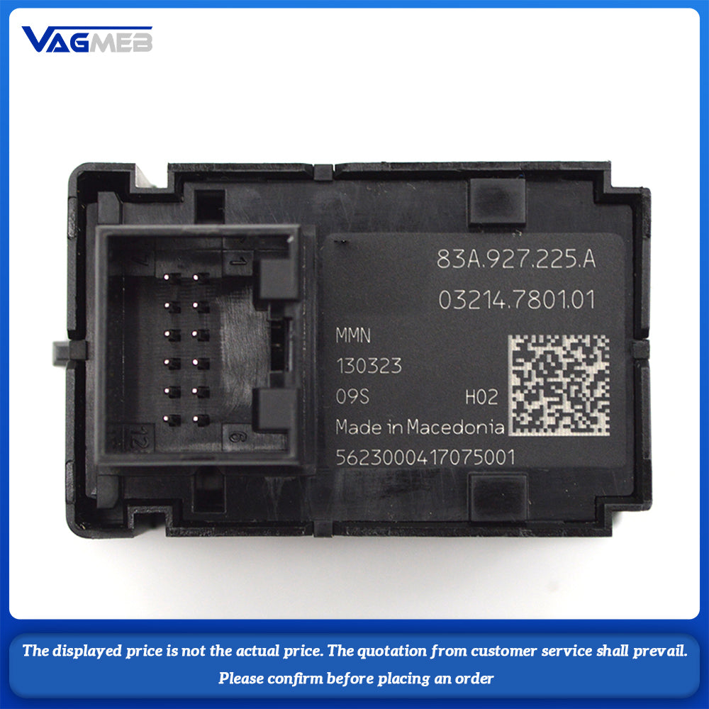 For Audi Q3 Hill Hold Auto Hold Switch And Wire 83A 927 225 A