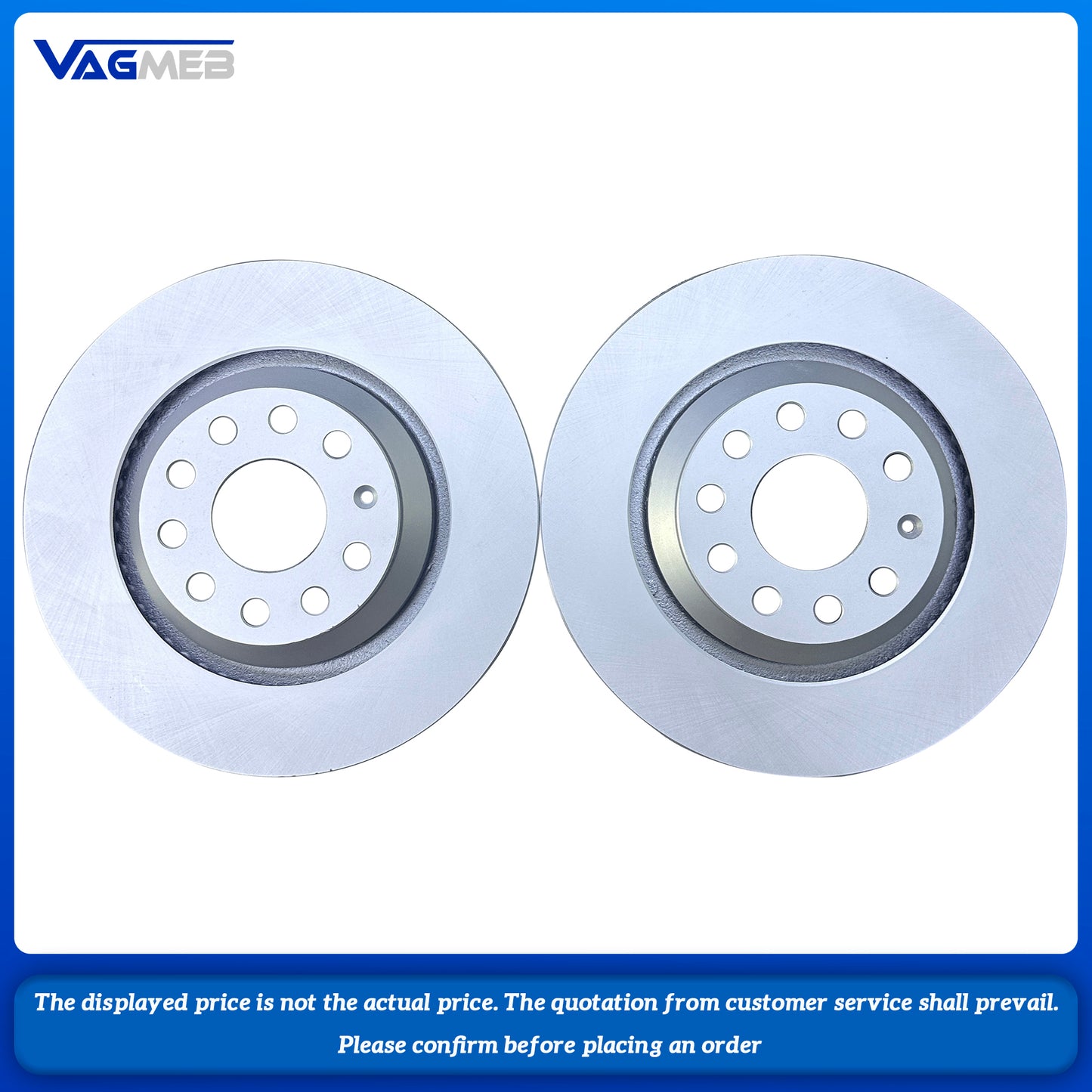 A set of 310MM rear calipers For VW MQB Passat B8 Tiguan MK2