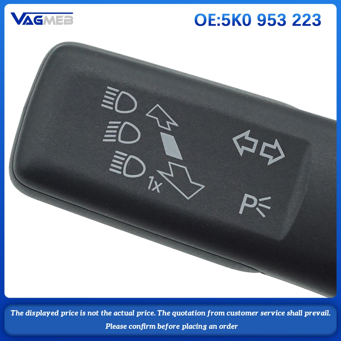 5K0 953 223 Combination Turn Signal Wiper Switch Steering Column Rod Multifunction 5K0953223 for Audi A1 Q3 Jetta Golf Superb