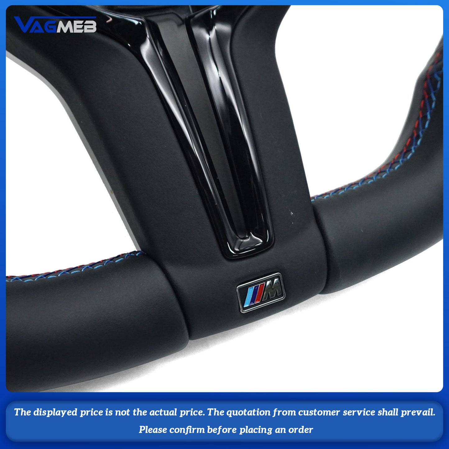 Steering Wheel Suitable For Bmw F30 F10 F31 F20 E90 Is Made Of leather Material And Sports Steering Car Accessories