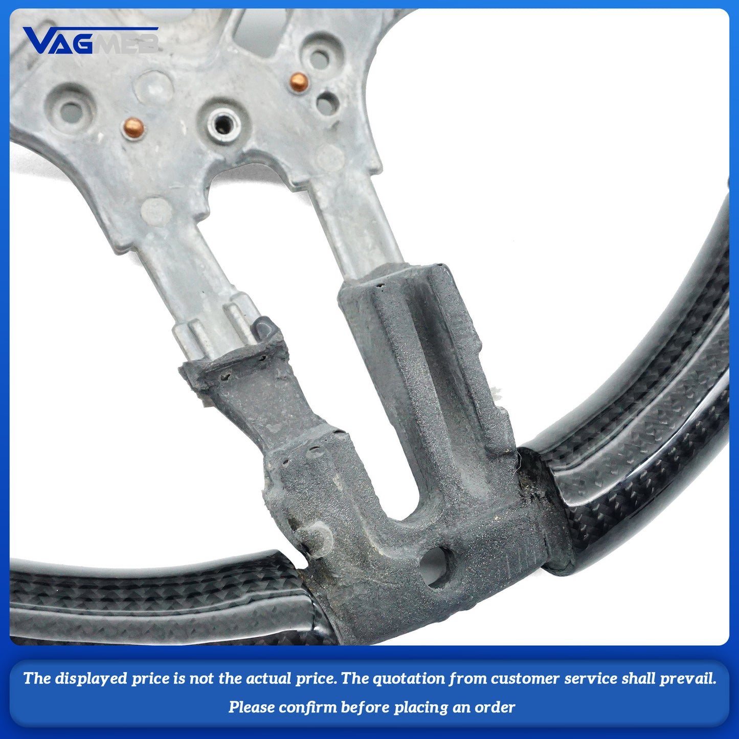 TDD Real Carbon Fiber Car Steering Wheel For BMW M M3 M5 M6 F01 F02 F06 F07 F10 F11 F12 F13 F30 F32 F80 F91 E90 E91 E92