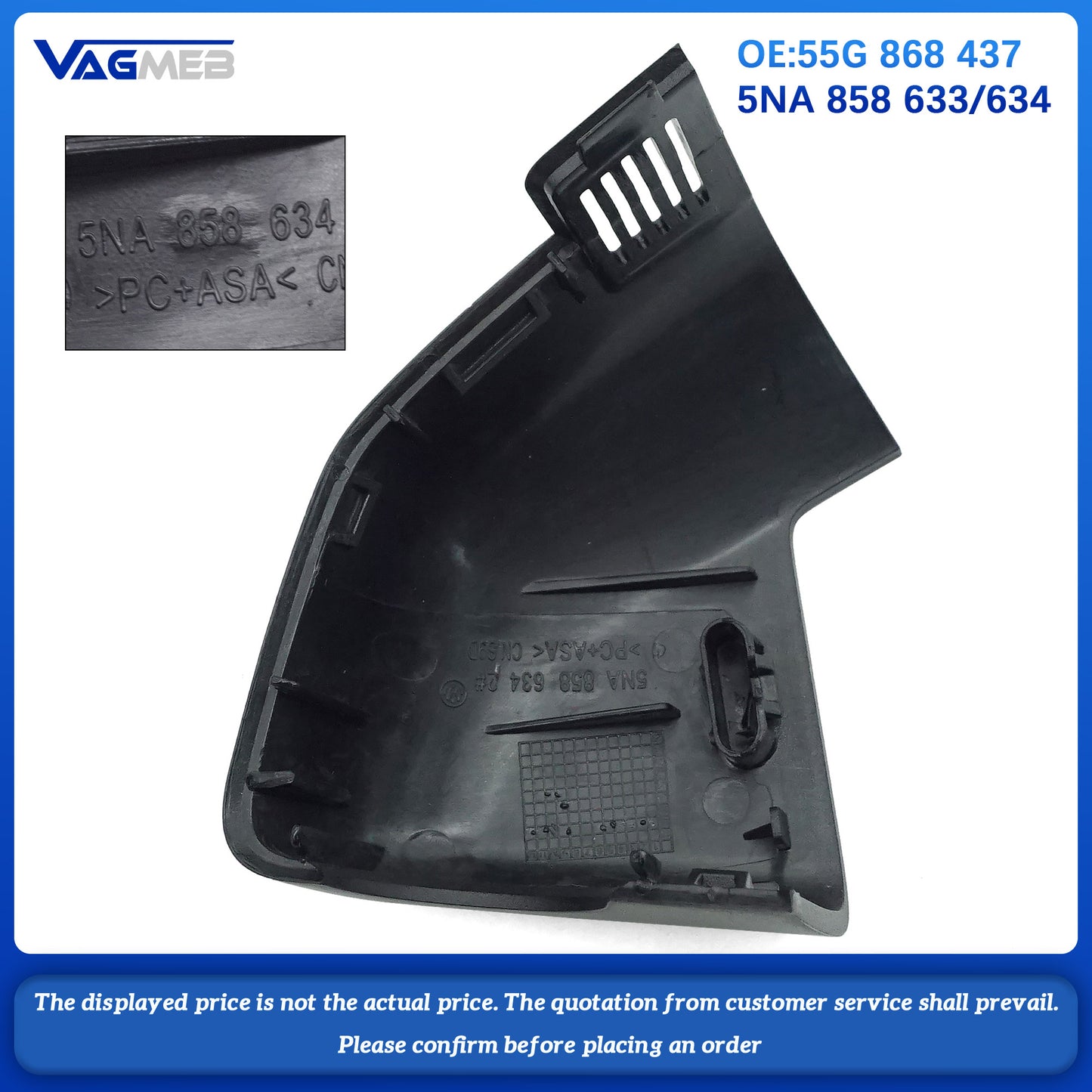For VW Tiguan MK2 Car Lane Keeping Assist Windshield Front Camera 55G 868 437 5NA 858 633 634