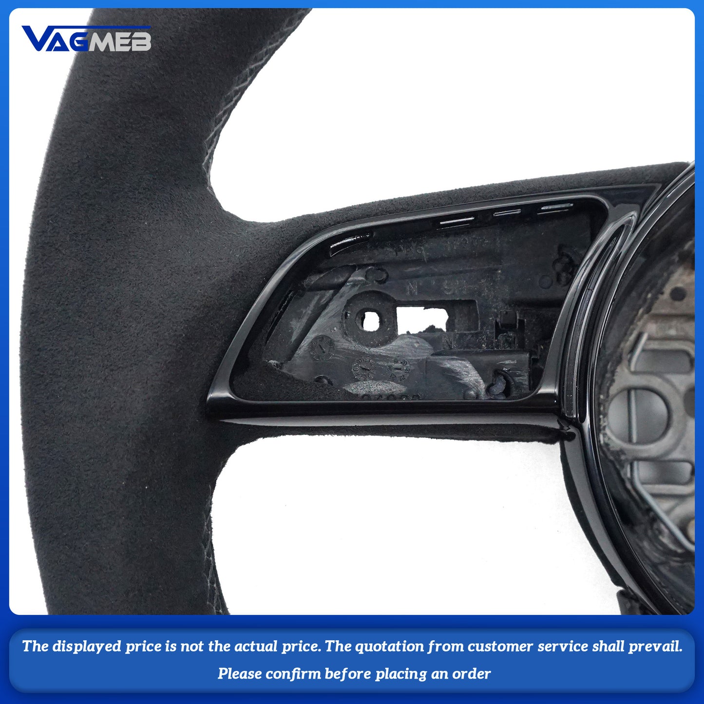 Custom high quality carbon fiber steering wheel For Audi RS logo RS3