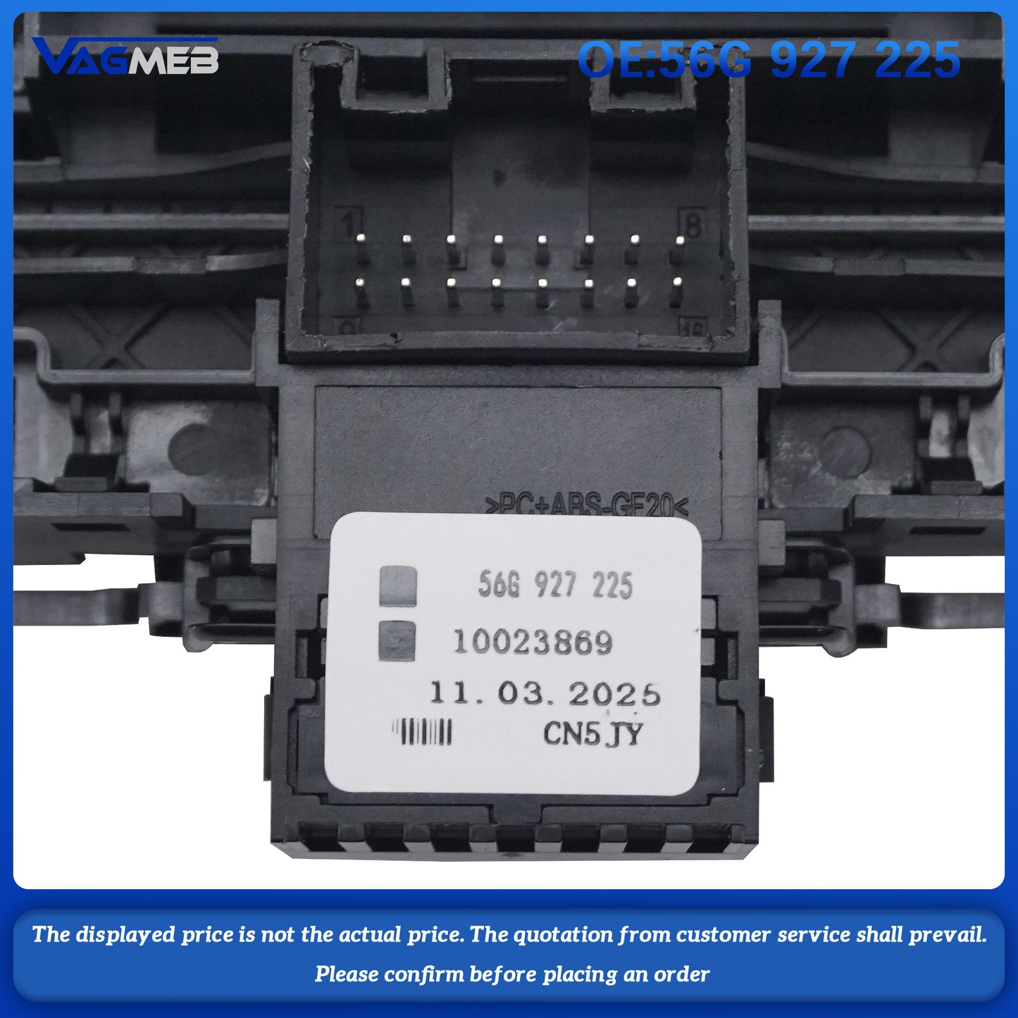Car Parking Handbrake Switch For VW Skoda Kodiaq Karoq 56G 927 225